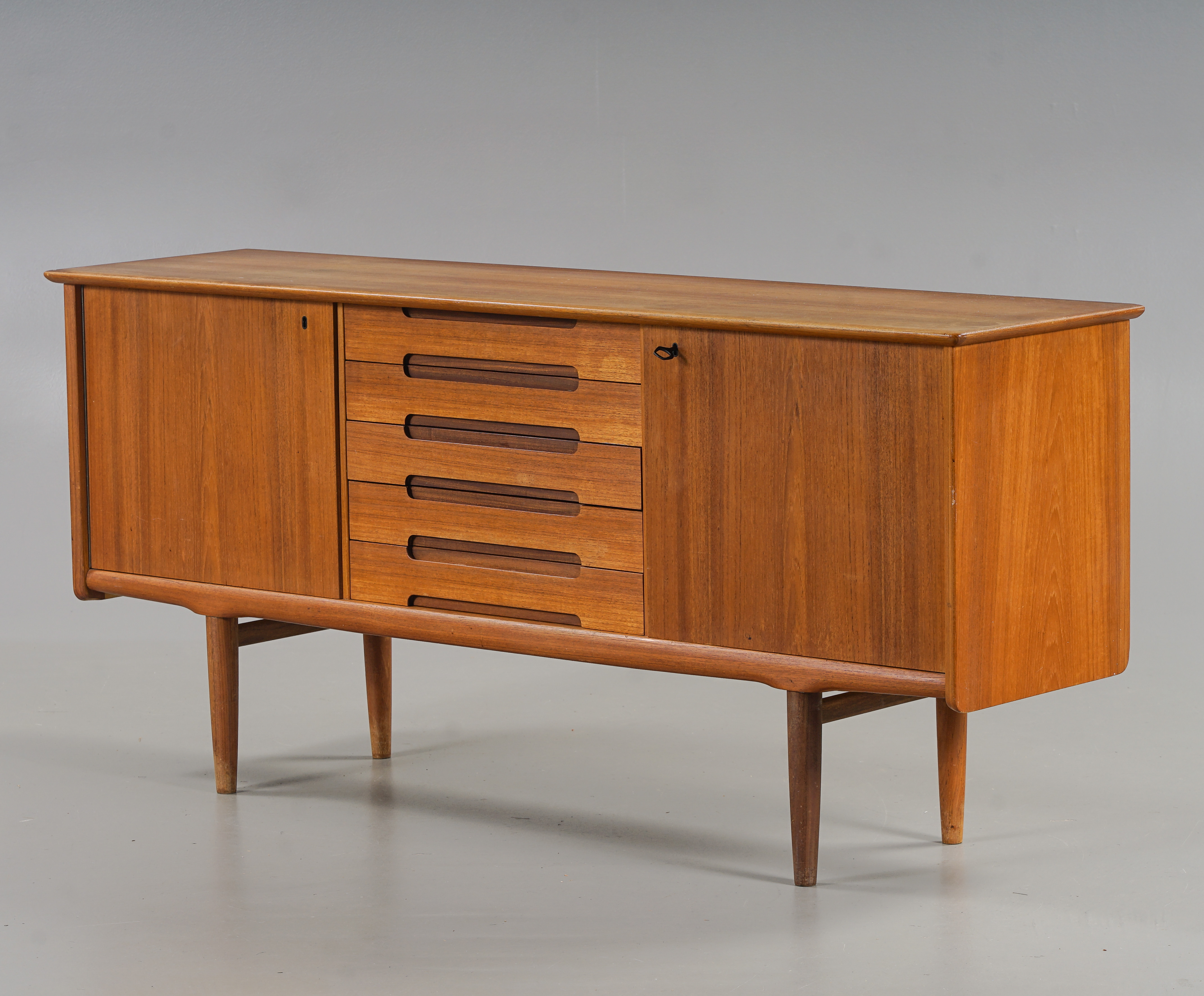 SIDEBOARD Teak, Bröderna Sörheim, Norge, 1960-tal.