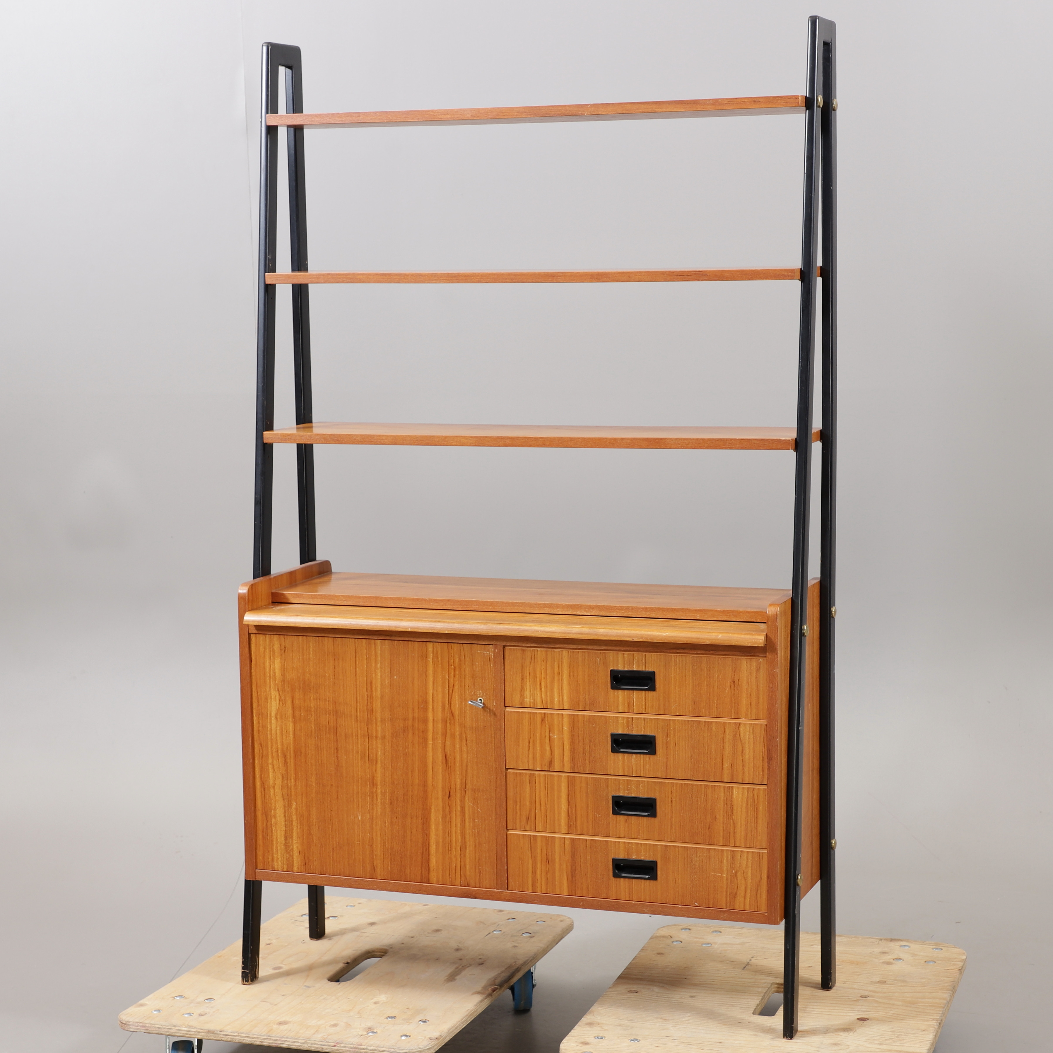 BOKHYLLA, teak, 1960-tal.