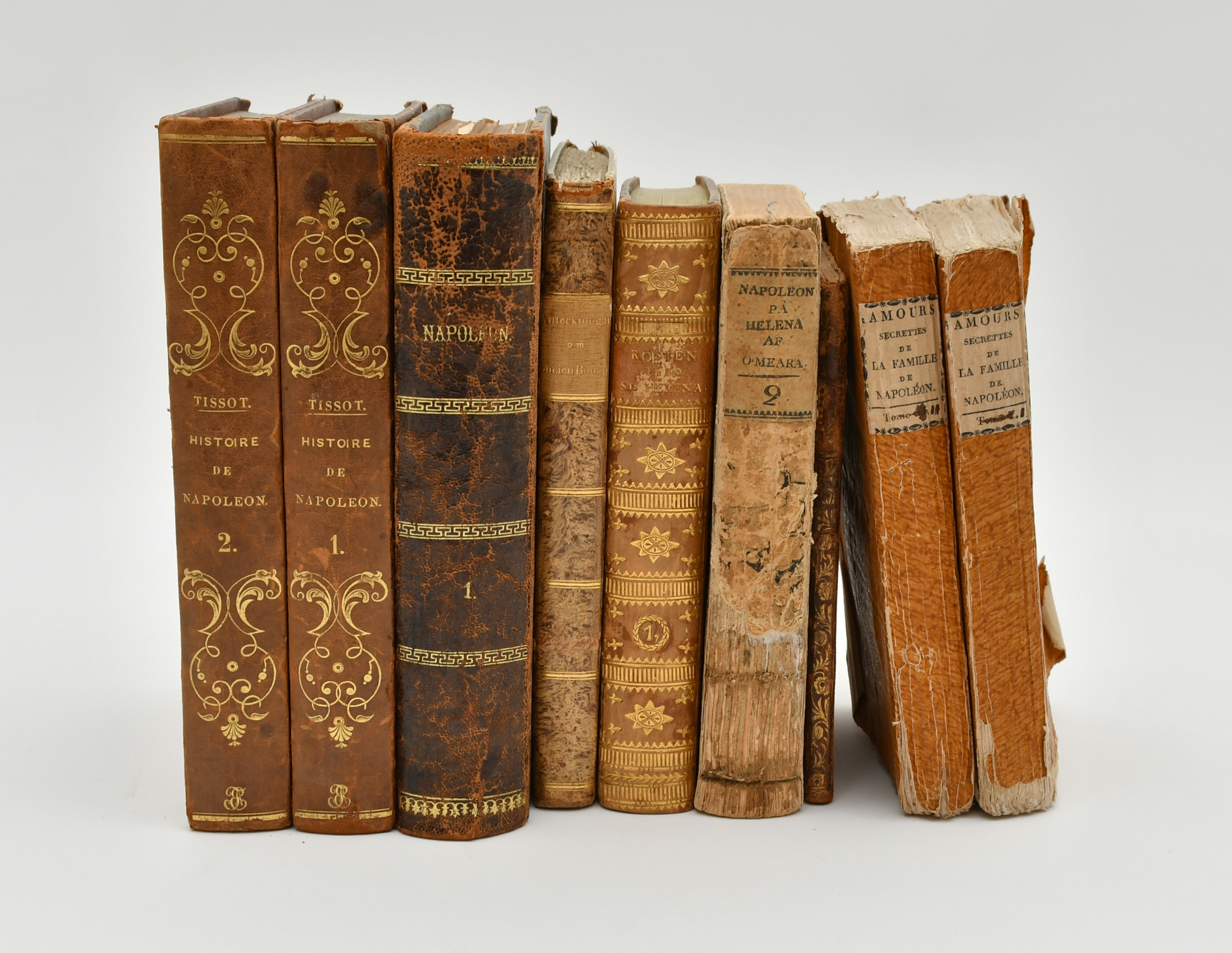 historik om Napoleon Bonaparte. 9 vol.