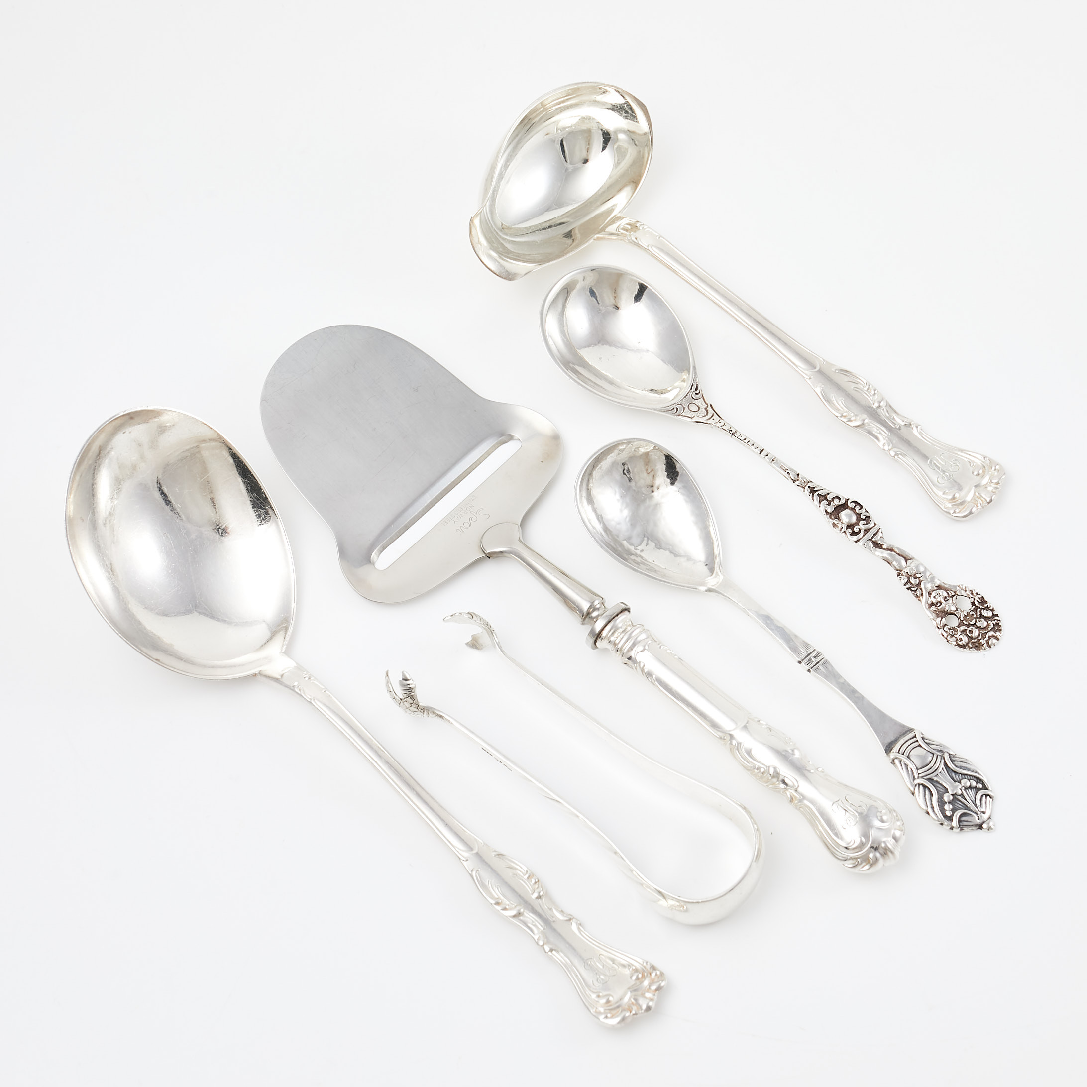 PARTI SILVER, 6 dlr, blandade modeller och tillverkning, 1900-tal.