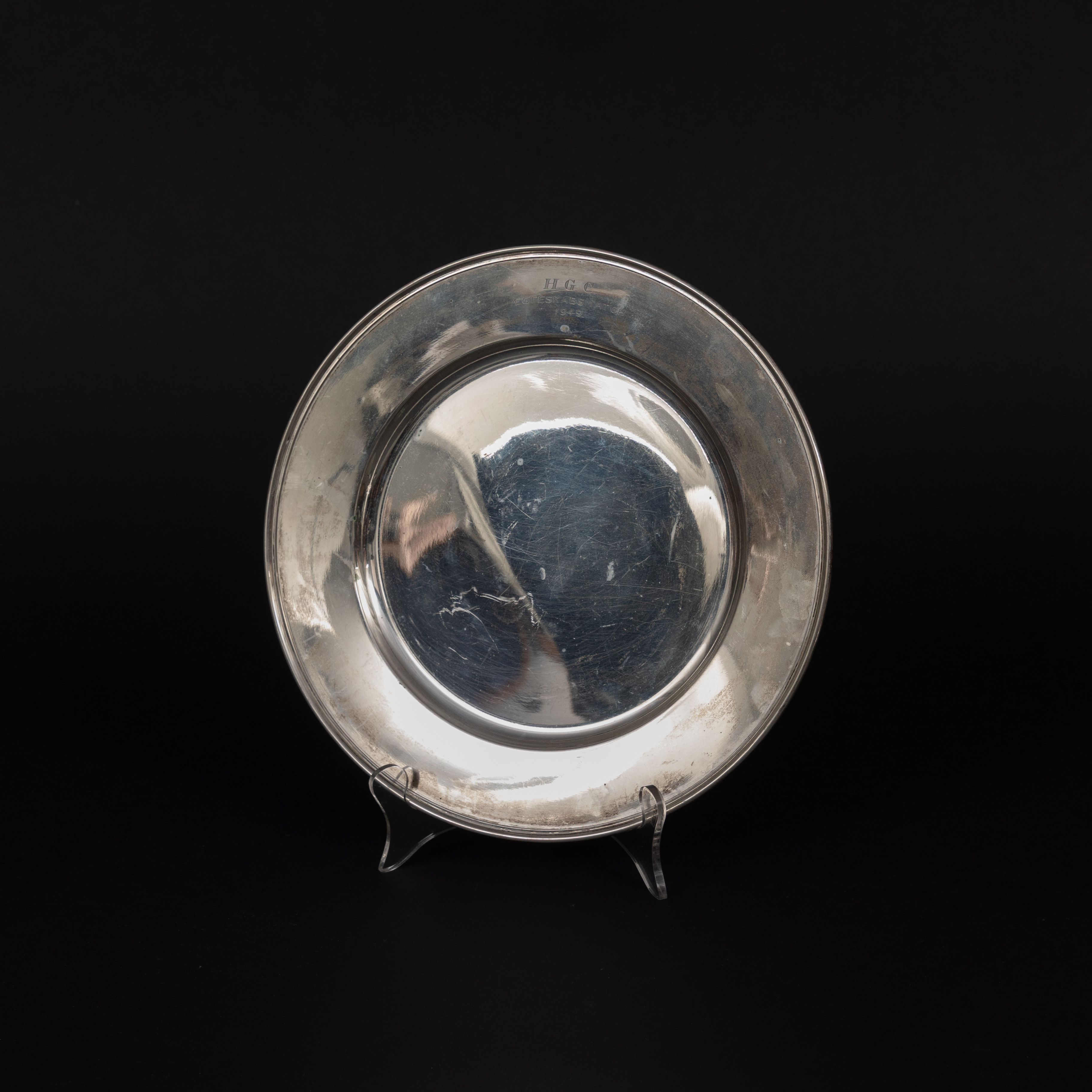 TALLRIK, Silver, Danmark.