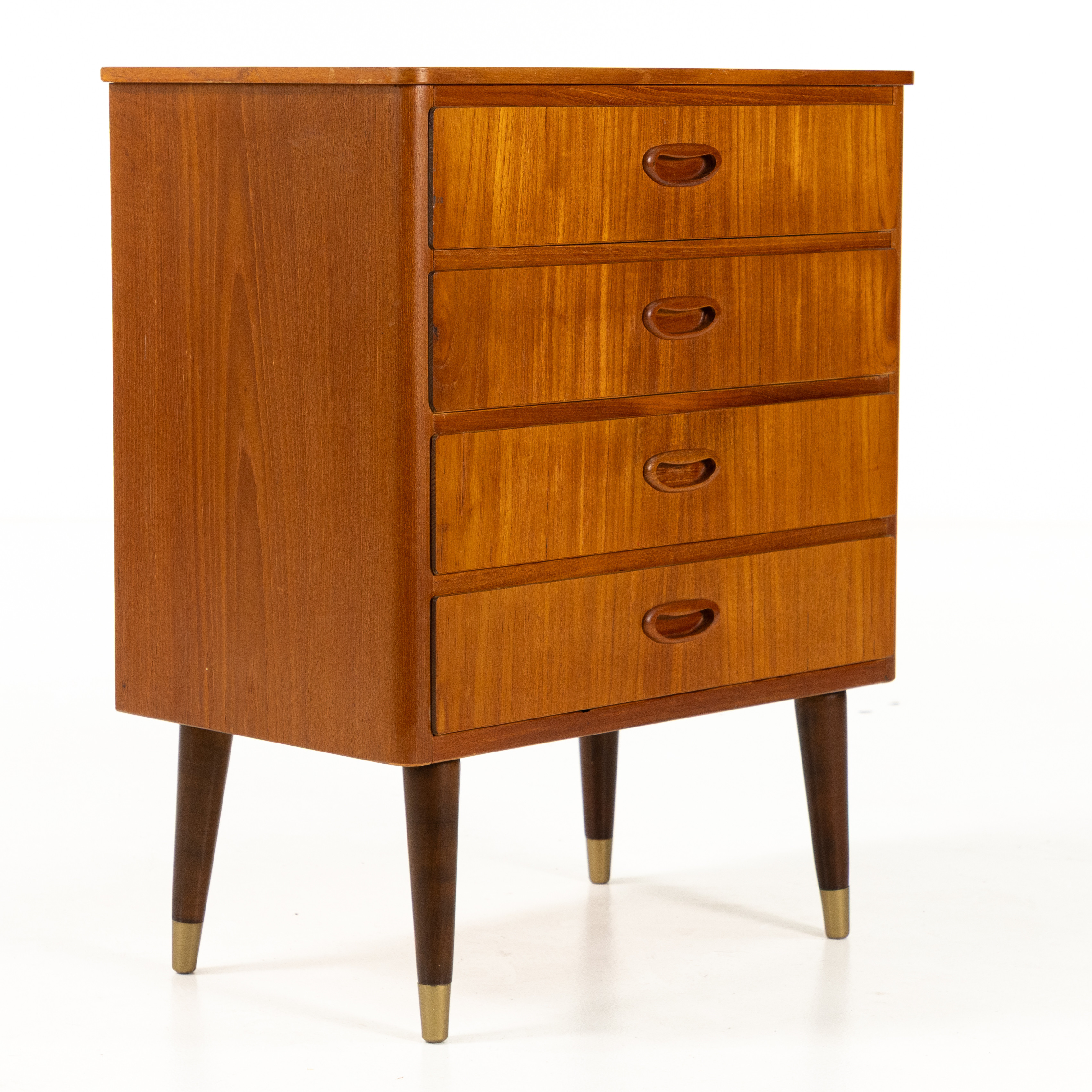 BYRÅ, teak, 4 lådor.