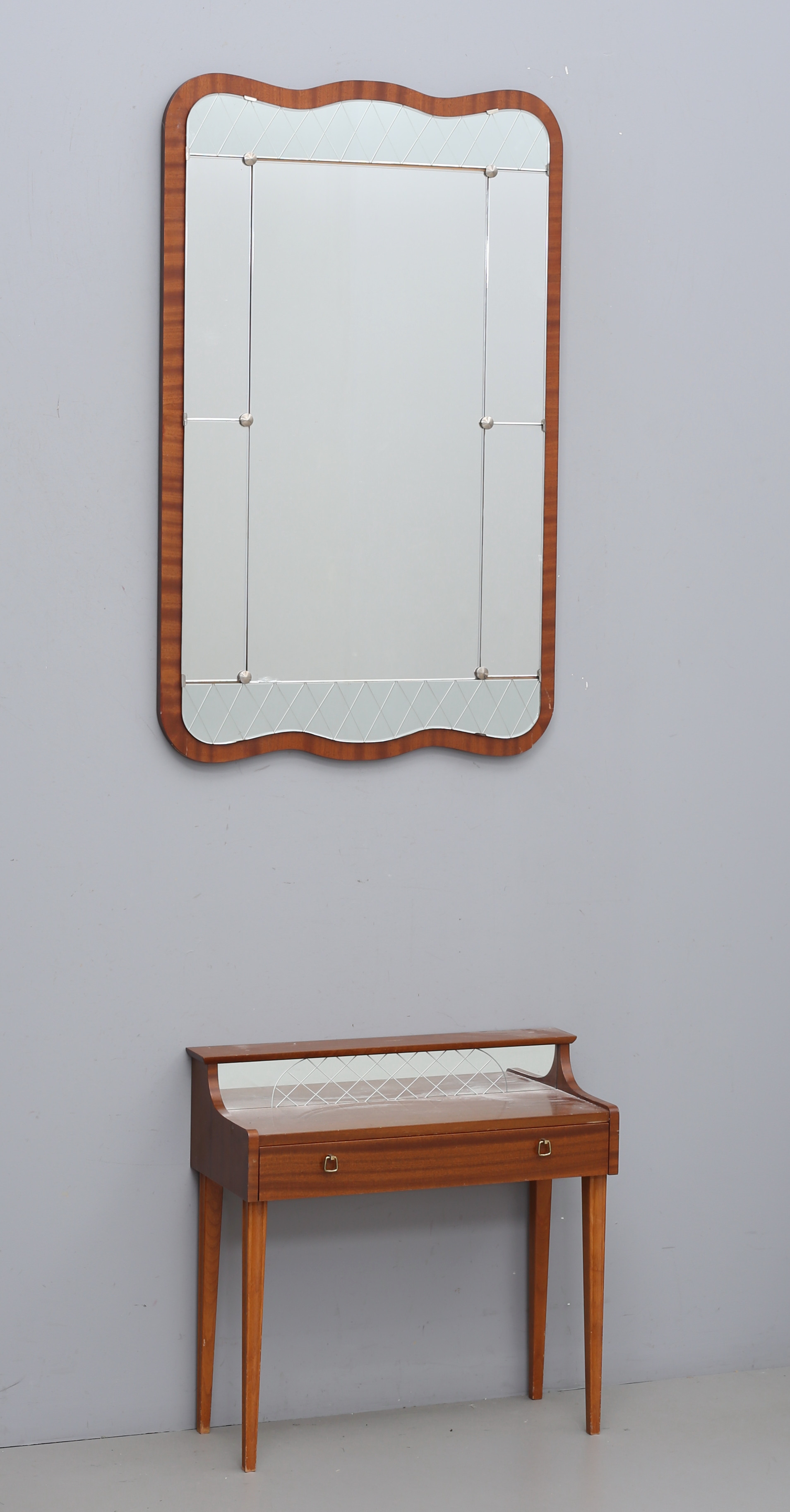 HALLMÖBEL, 2 delar, AB Glas & Trä, Hovmantorp, 1900-talets andra hälft.