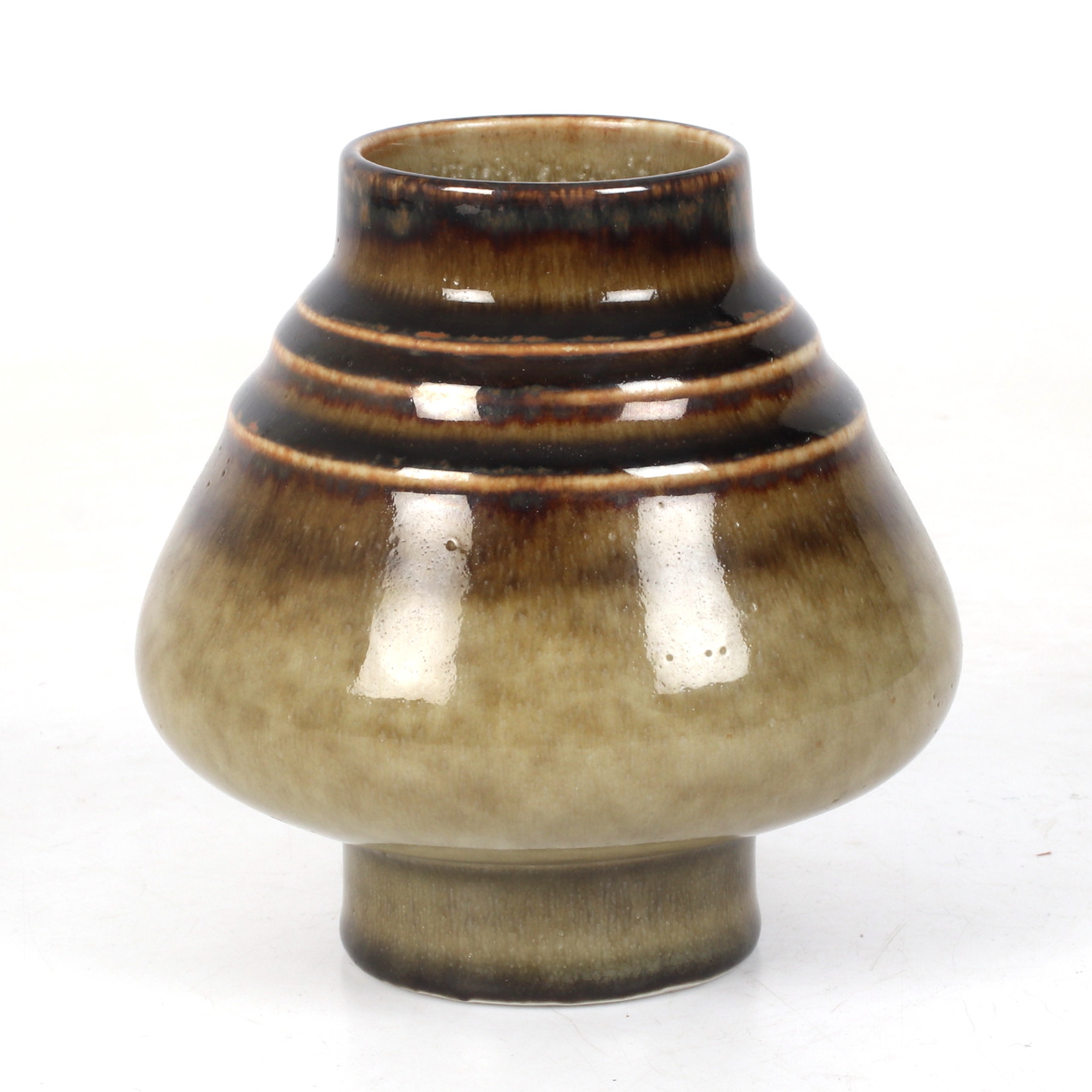 OLLE ALBERIUS. Vas, stengods, "Bamboo", Rörstrand.