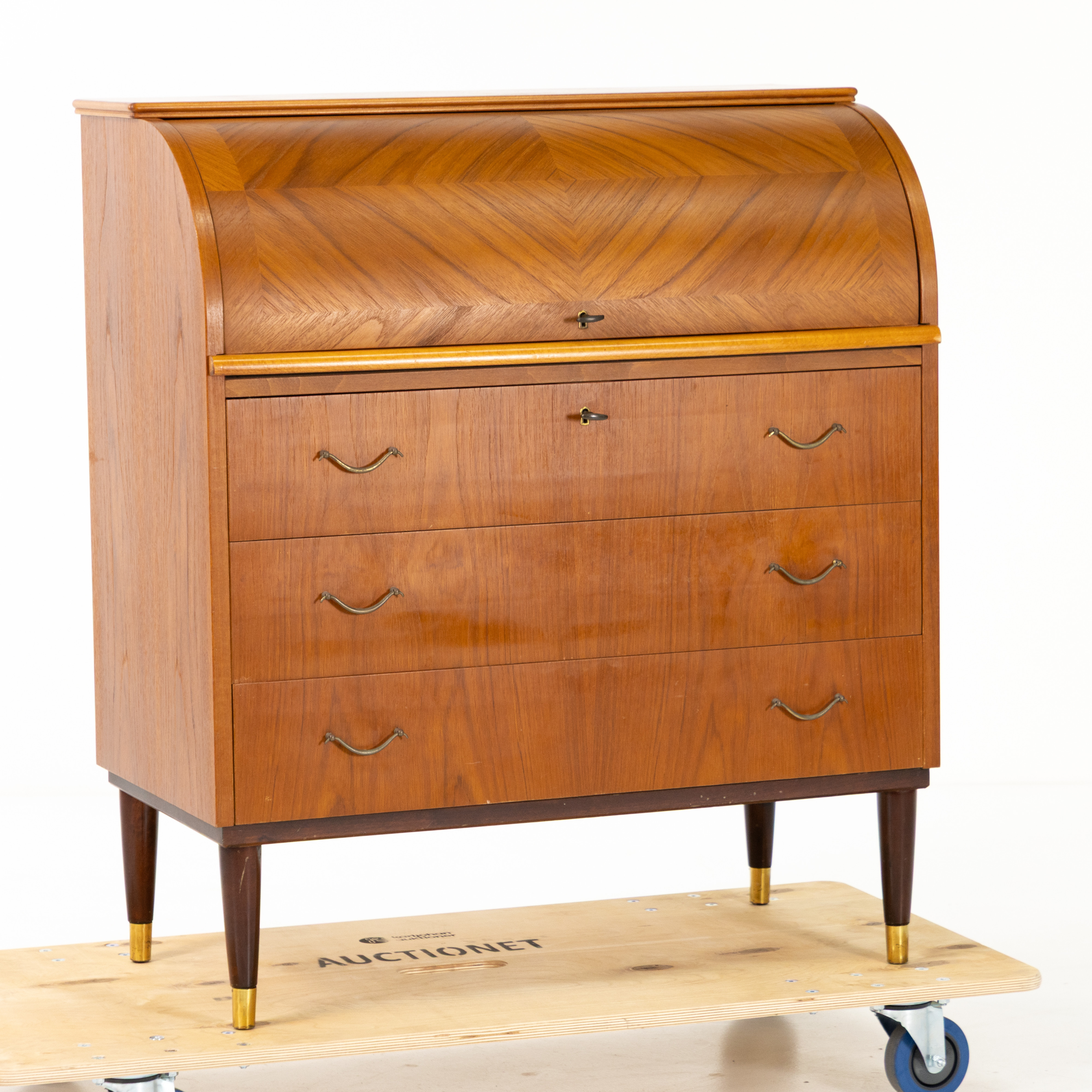 RULLKLAFFSEKRETÄR, teak.