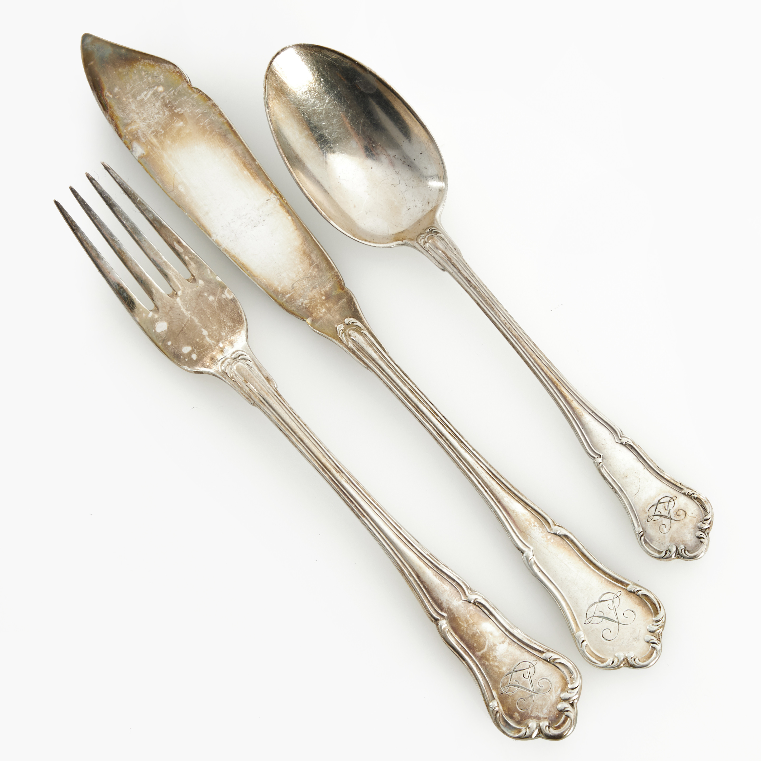 BESTICK, 18 delar, silver.