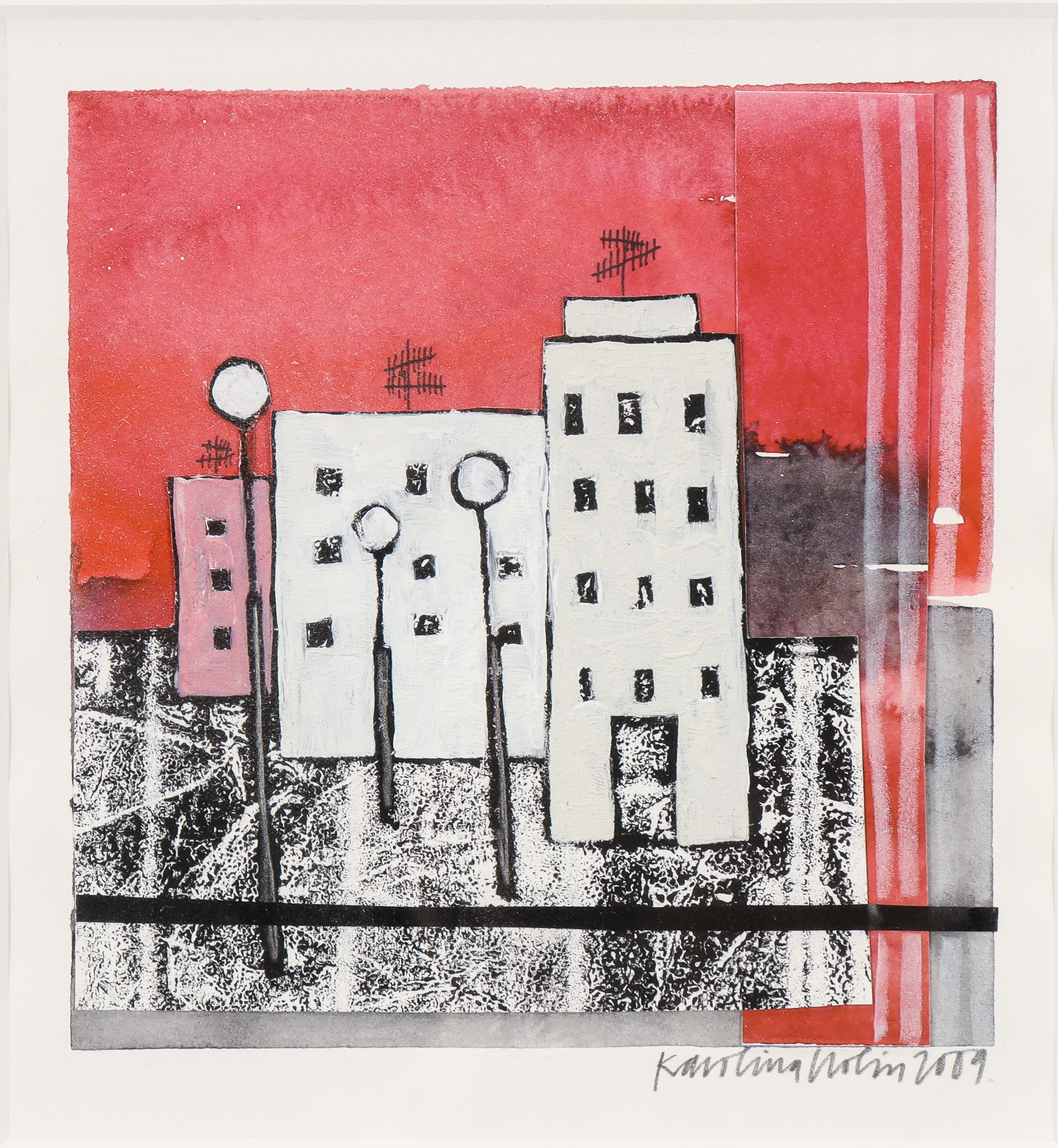 KAROLINA NOLIN. "Rödsvart stad".