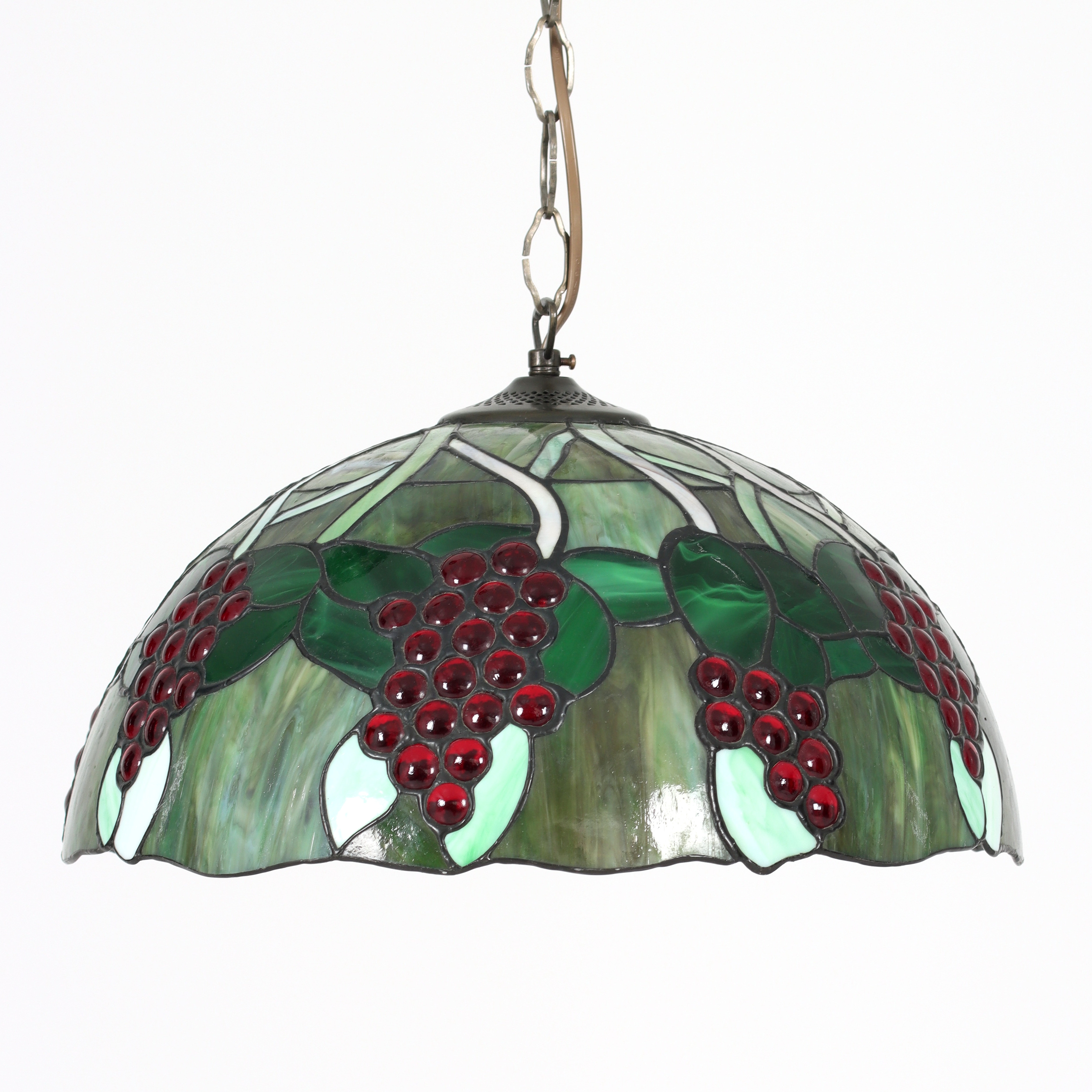 TAKLAMPA, glas, Tiffanystil, 1900-talets andra del.
