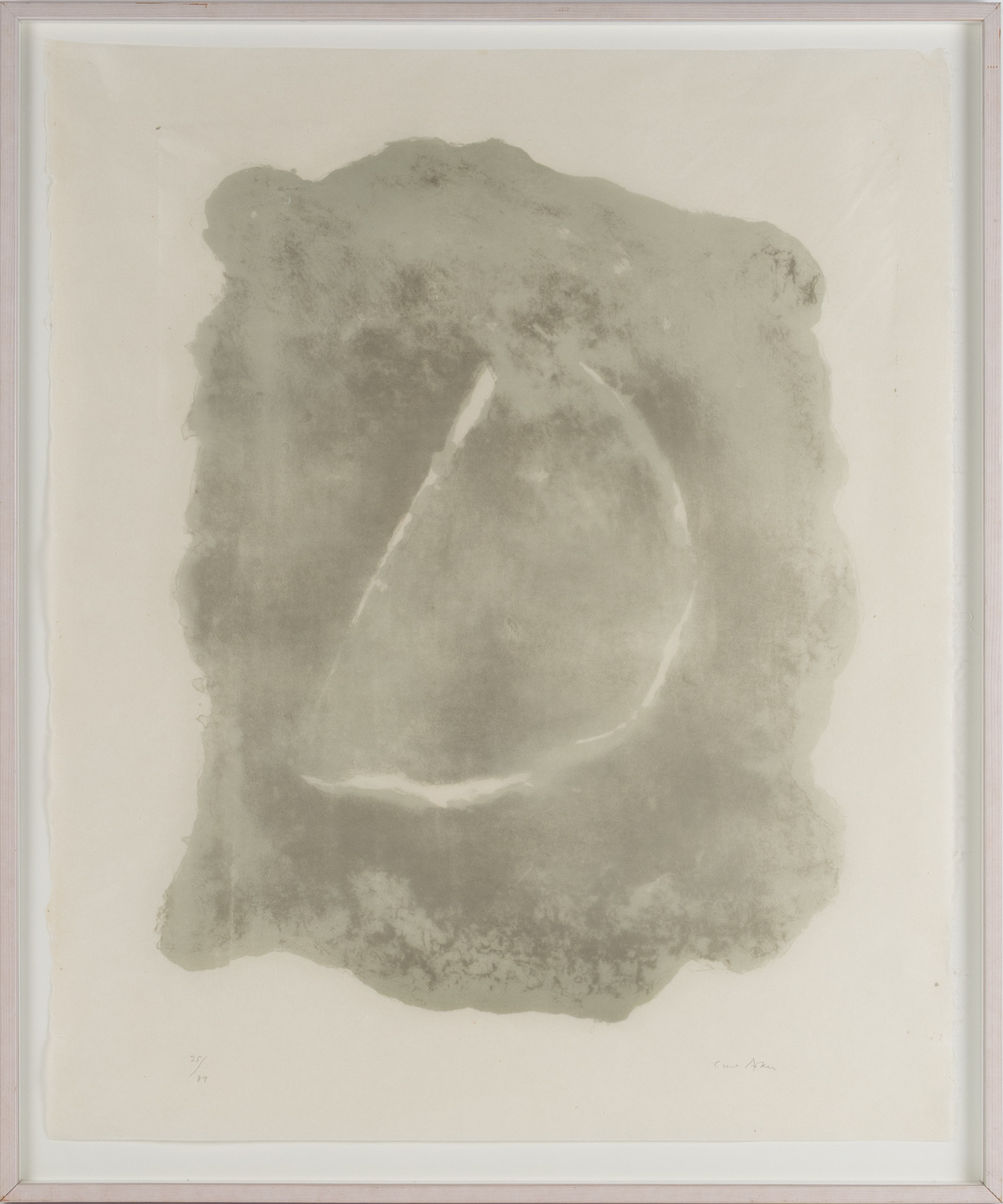 CURT ASKER. "L´Ancre du soleil", litografi.