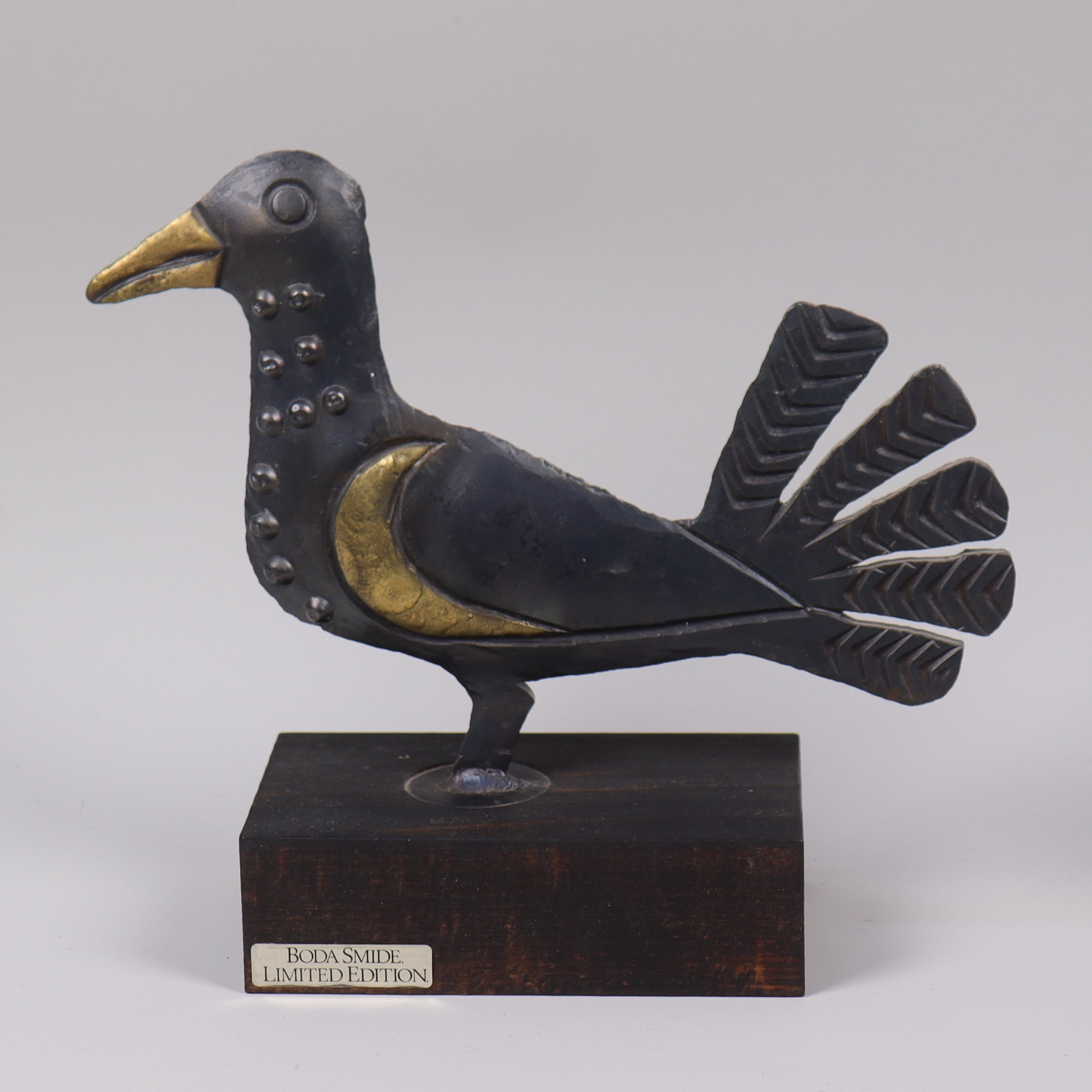 BERTIL VALLIEN. skulptur i järnsmide, Boda Smide.