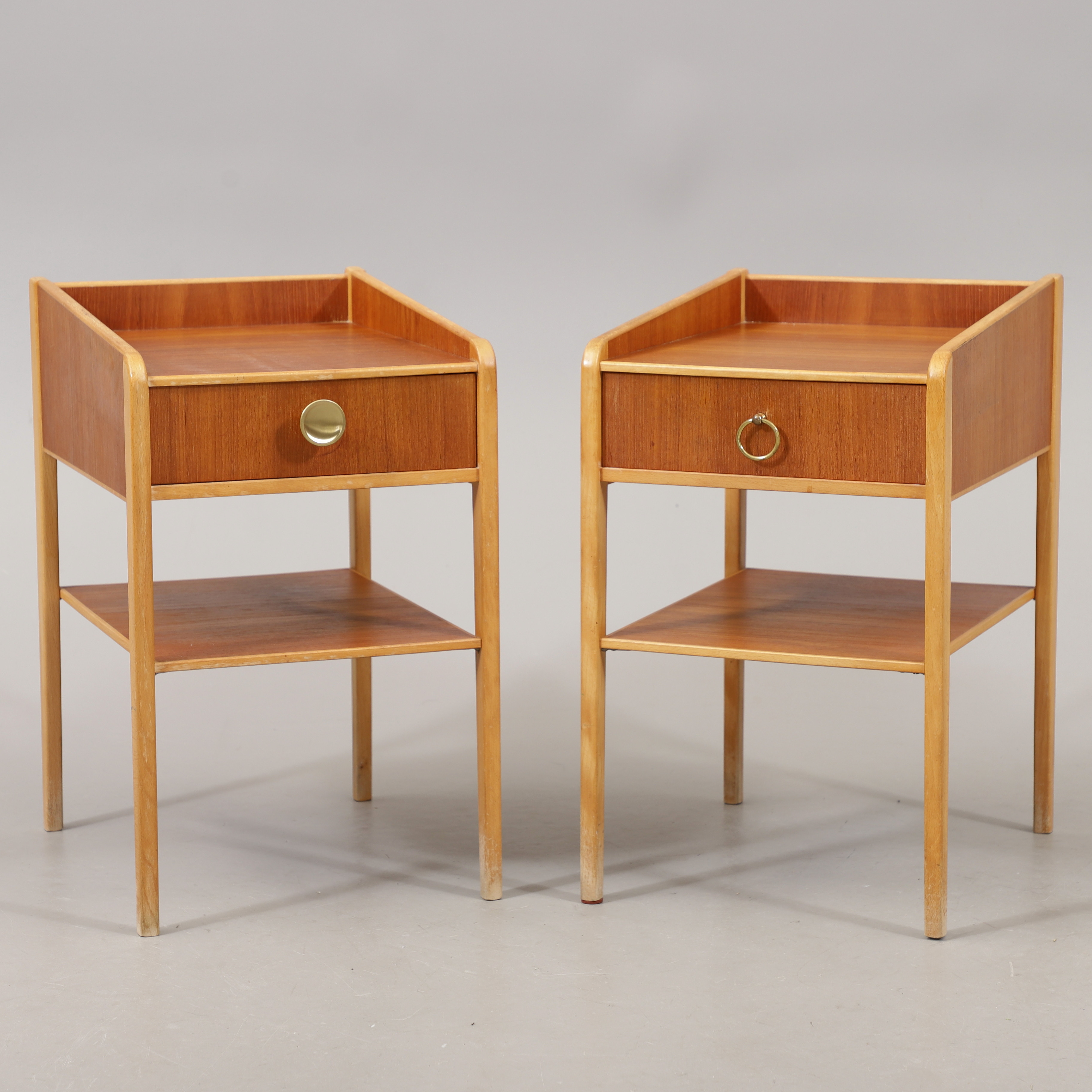 SÄNGBORD, ett par, teak mm, 1960-tal.