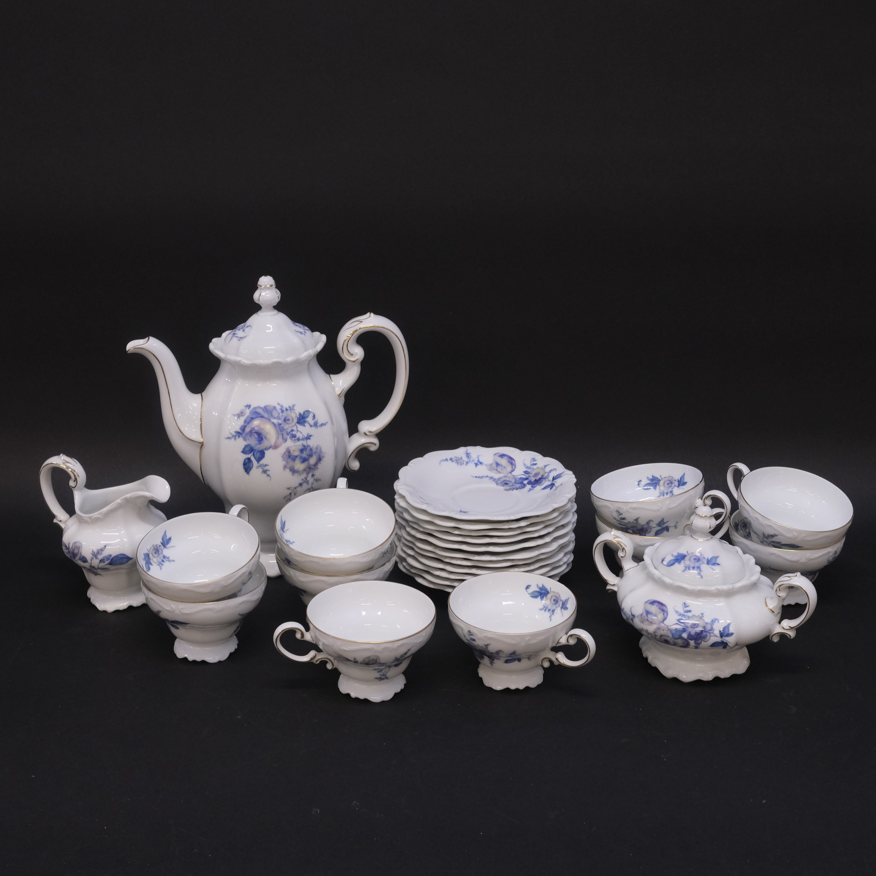 KAFFESERVIS, "POMPADOUR", ROSENTHAL, 24 DELAR.