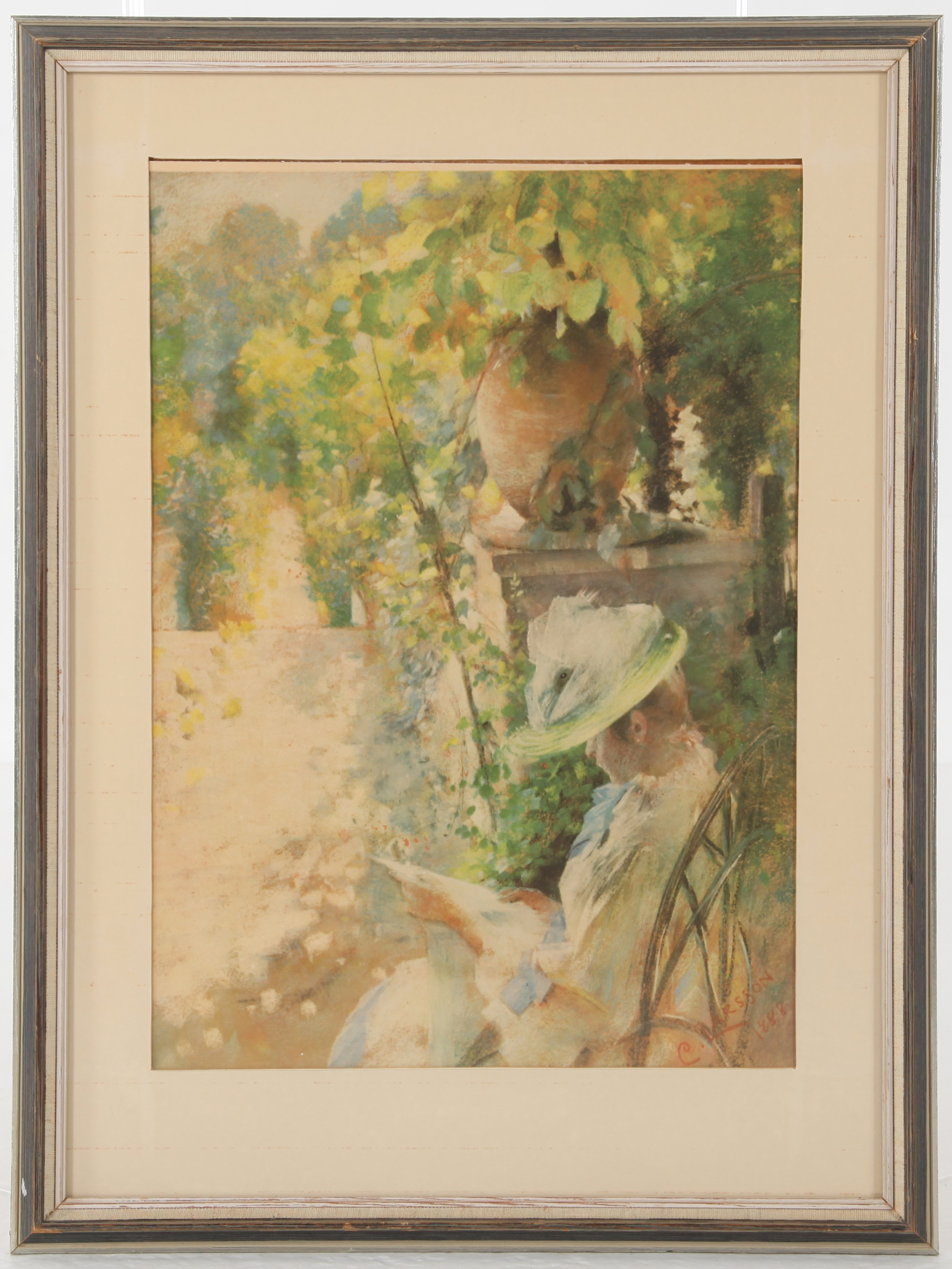 CARL LARSSON. EFTER. 1853-1919, oljetryck på papper.