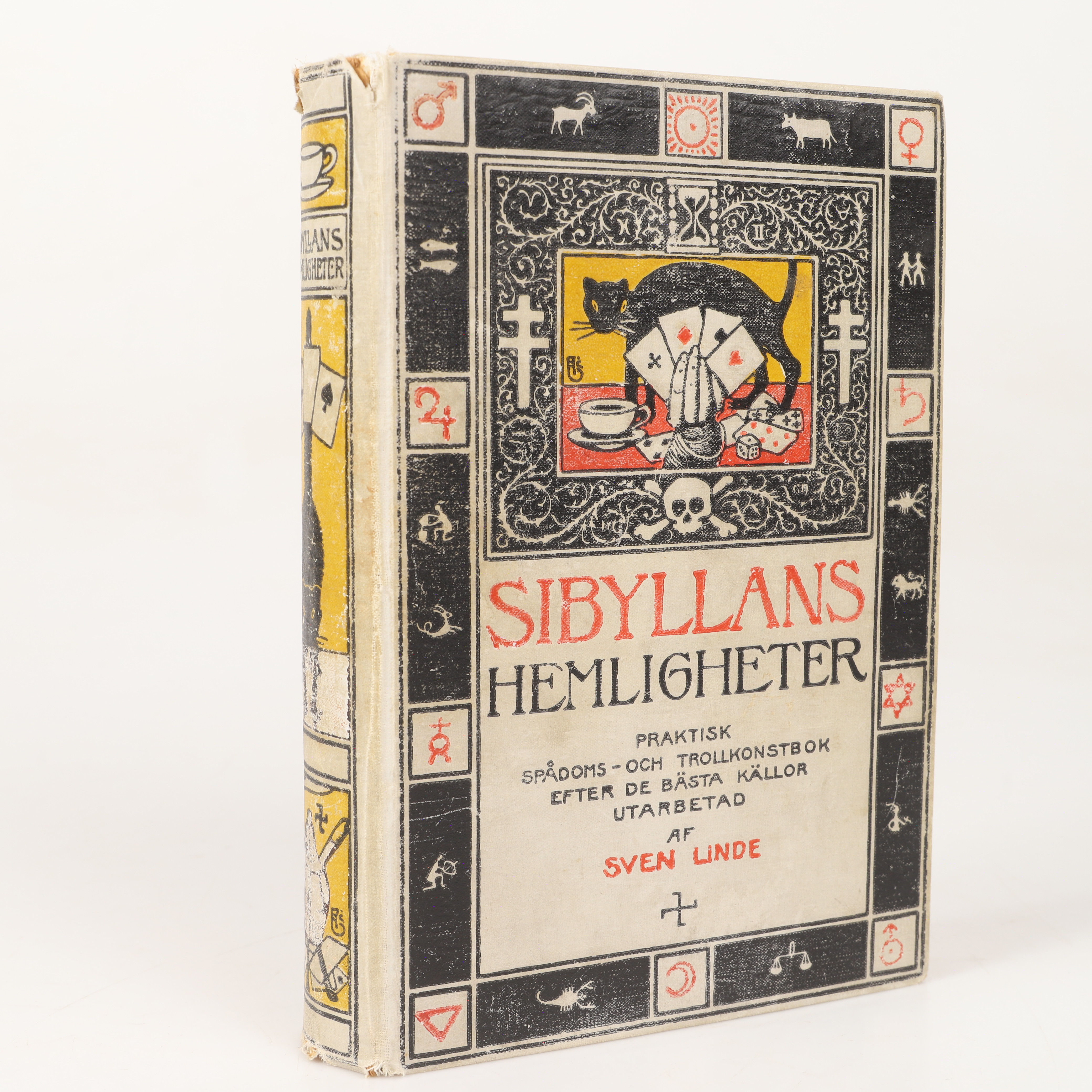 BOK, Sibyllans hemligheter: Praktisk spådoms- och trollkonstbok av Sven Linde (Axel Carlborg).