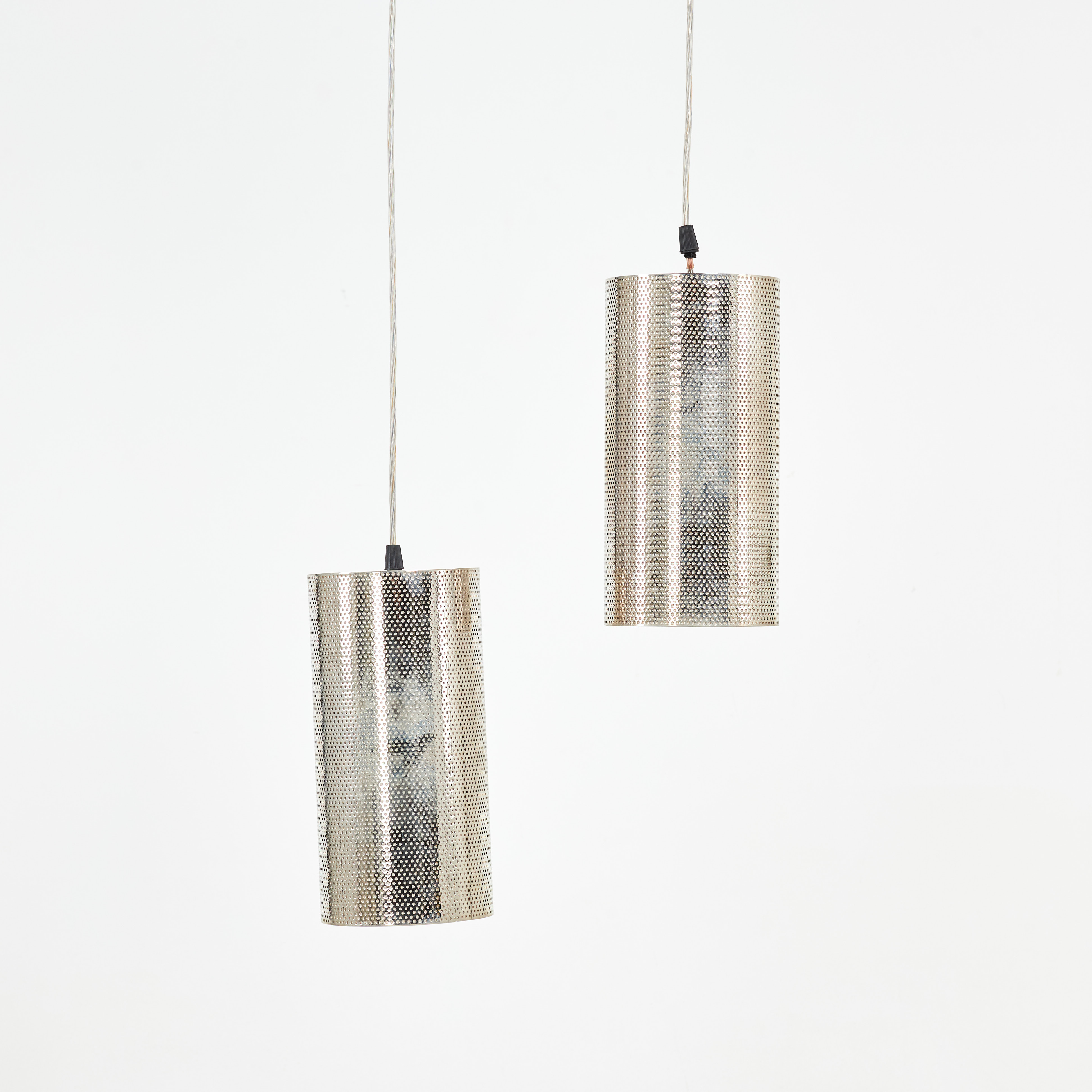 BARBARA CORSINI & RUIZ MILLET. Taklampor, 1 par, "H20", för Gubi, metall.
