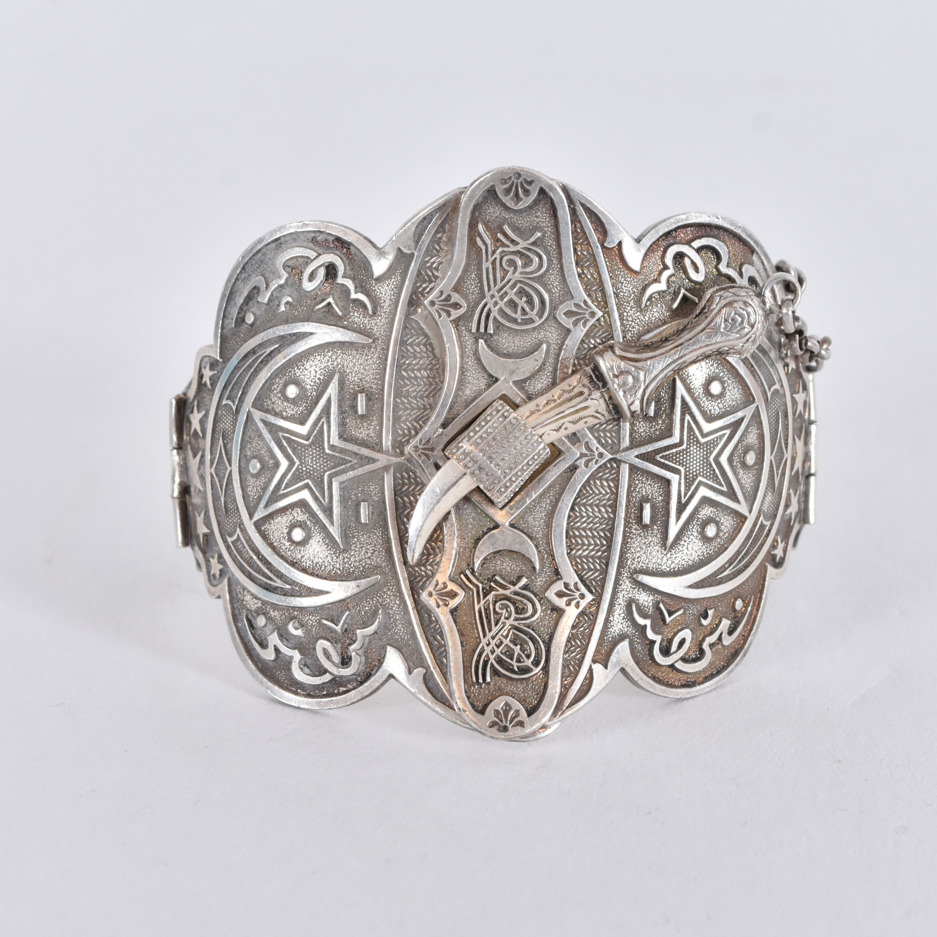 ARMBAND, troligen silver, Osmanska riket.
