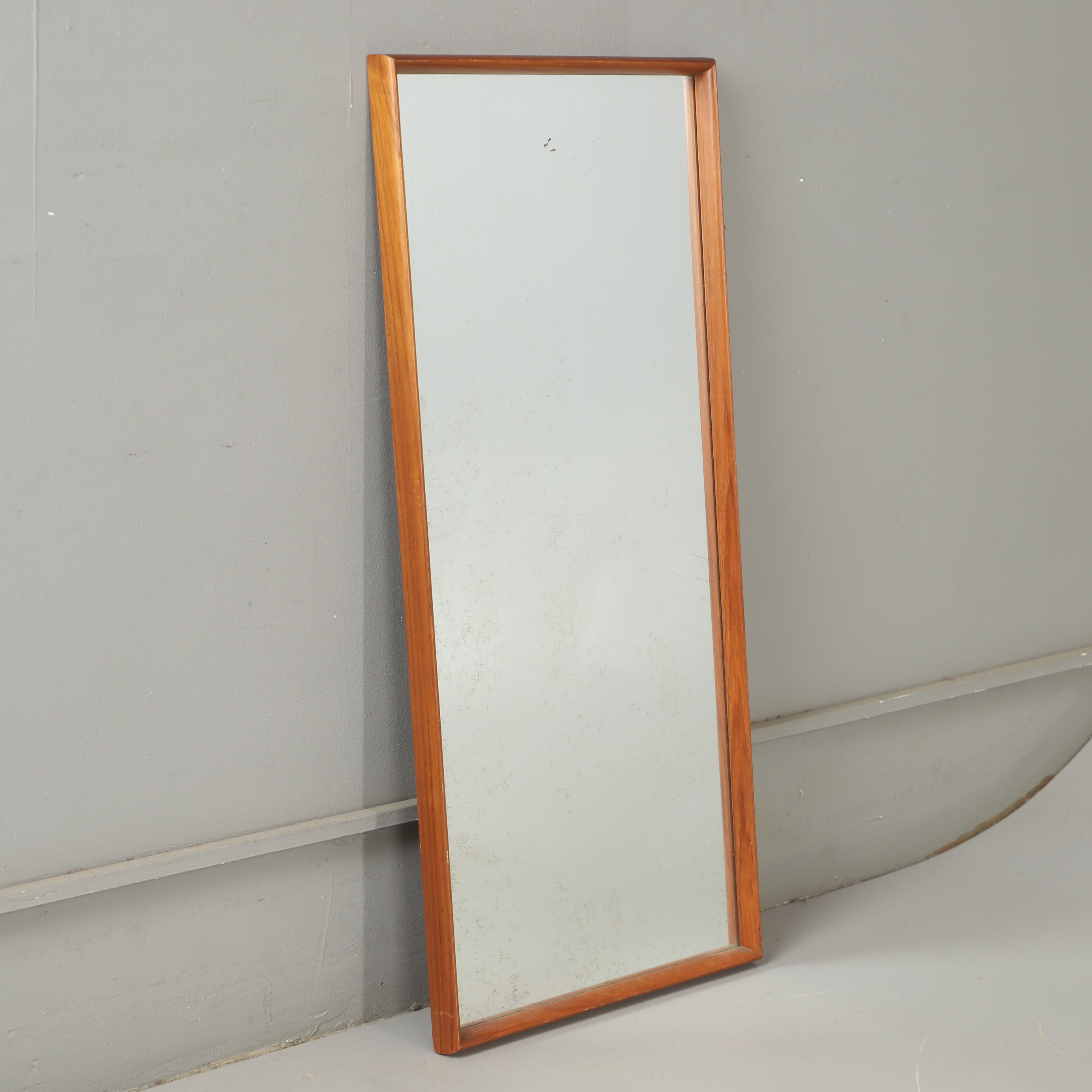 SPEGEL, teak, 1900-talets mitt.