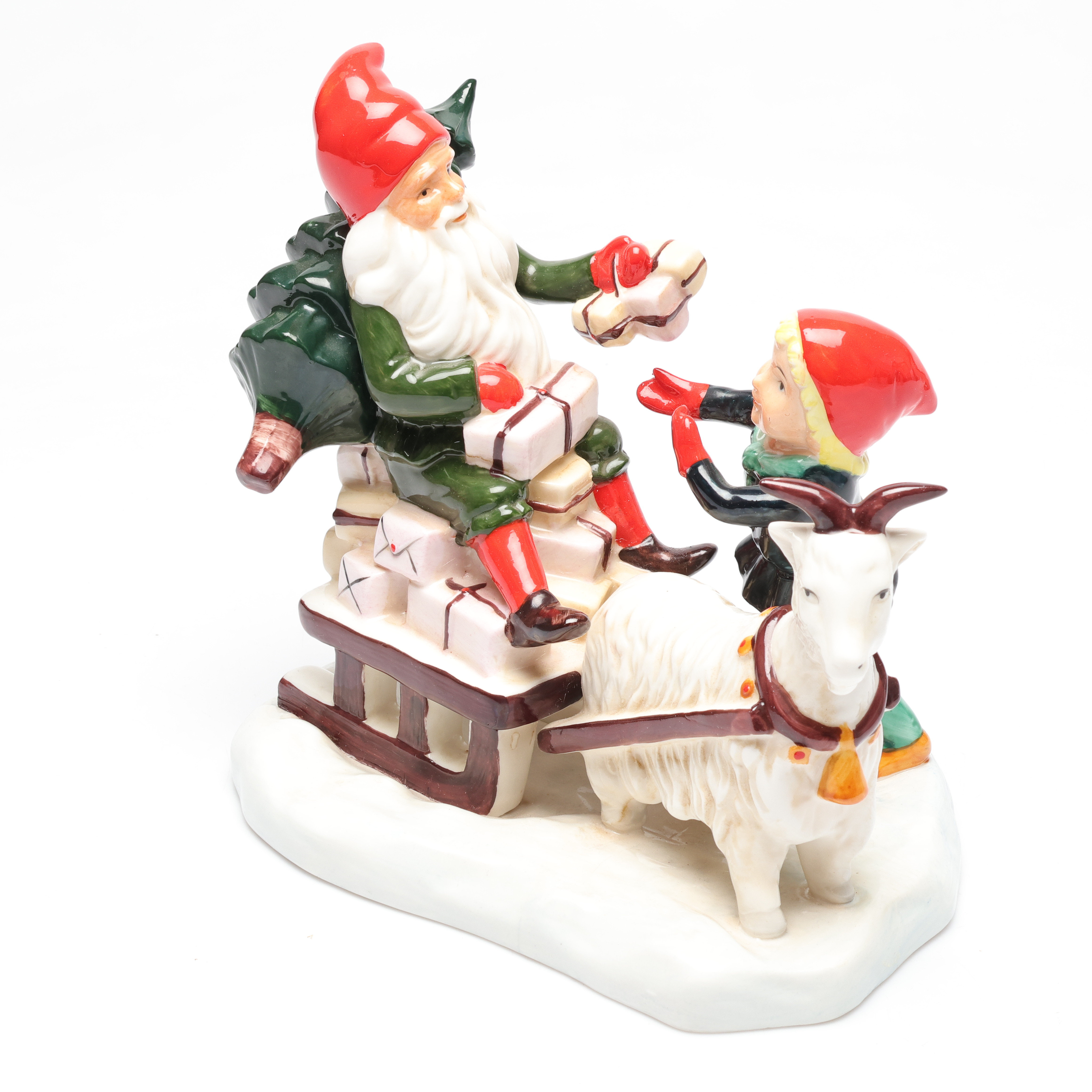 JENNY NYSTRÖM. EFTER. Figurin, tomte, 1900-talets andra hälft, Kalmar.