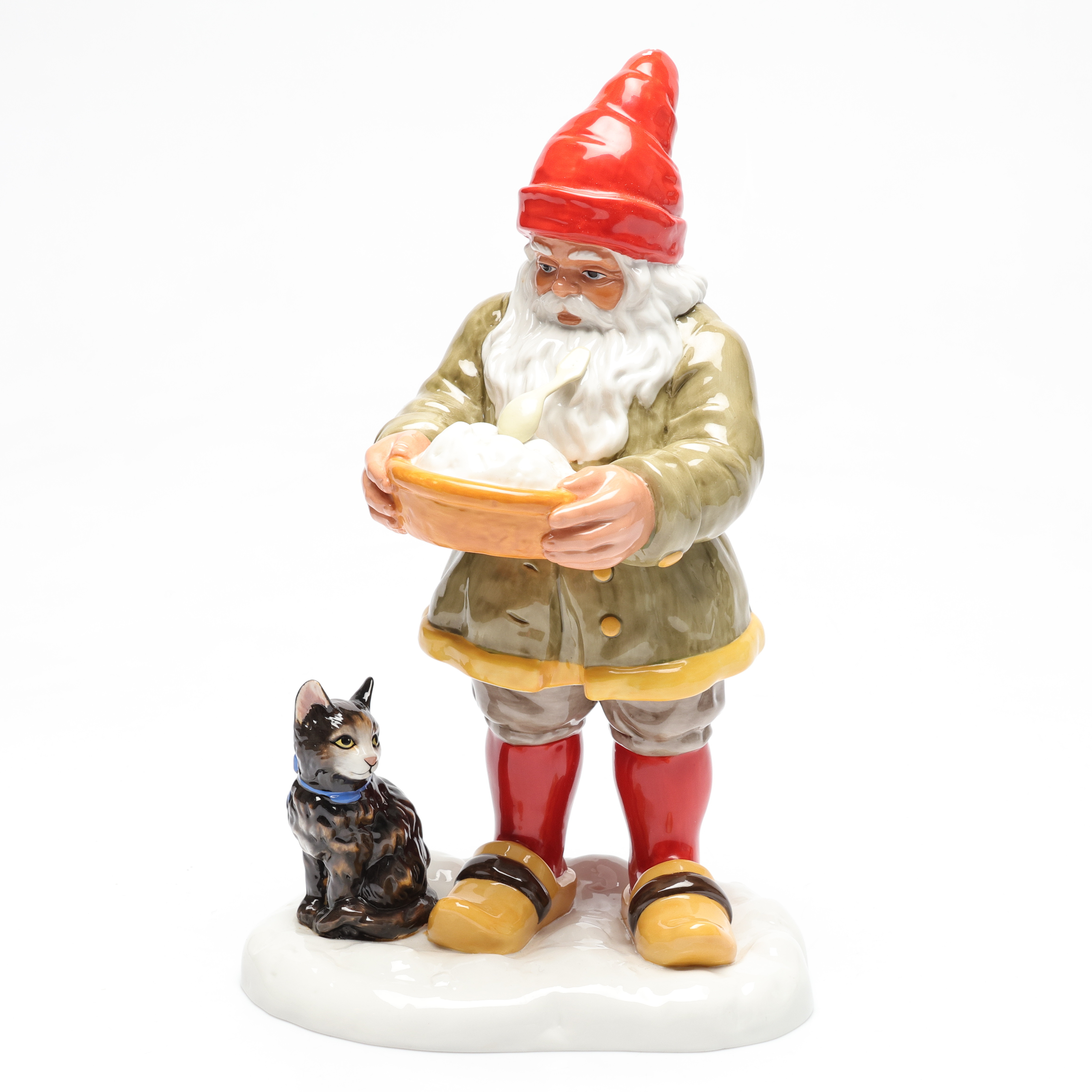 JENNY NYSTRÖM. EFTER. Figurin, tomte, 1900-talets andra hälft, Kalmar.