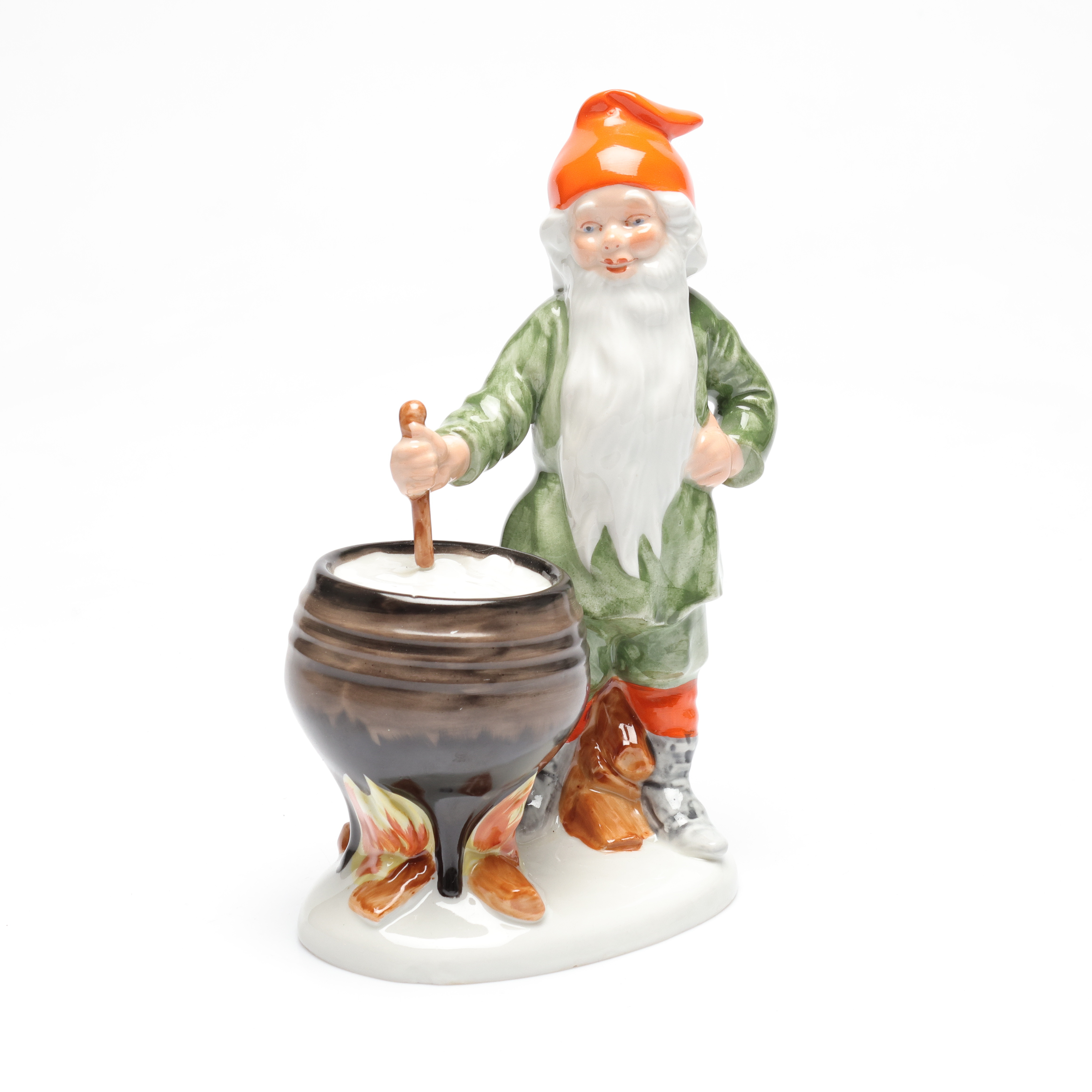 JENNY NYSTRÖM. EFTER. Figurin, tomte, 1900-talets andra hälft, Kalmar.