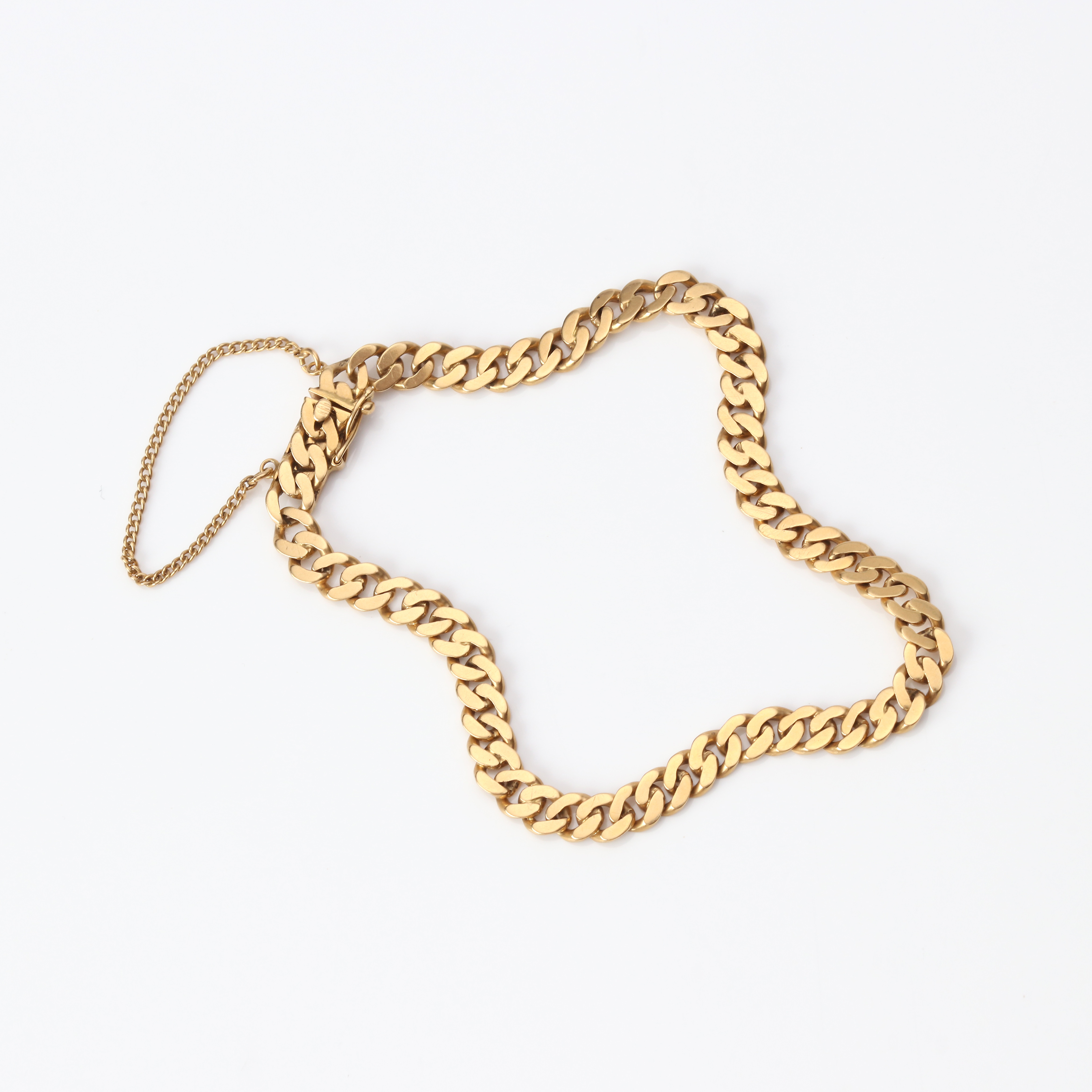 ARMBAND, PANSARLÄNK. 18k guld, vikt ca 12,4 gram.