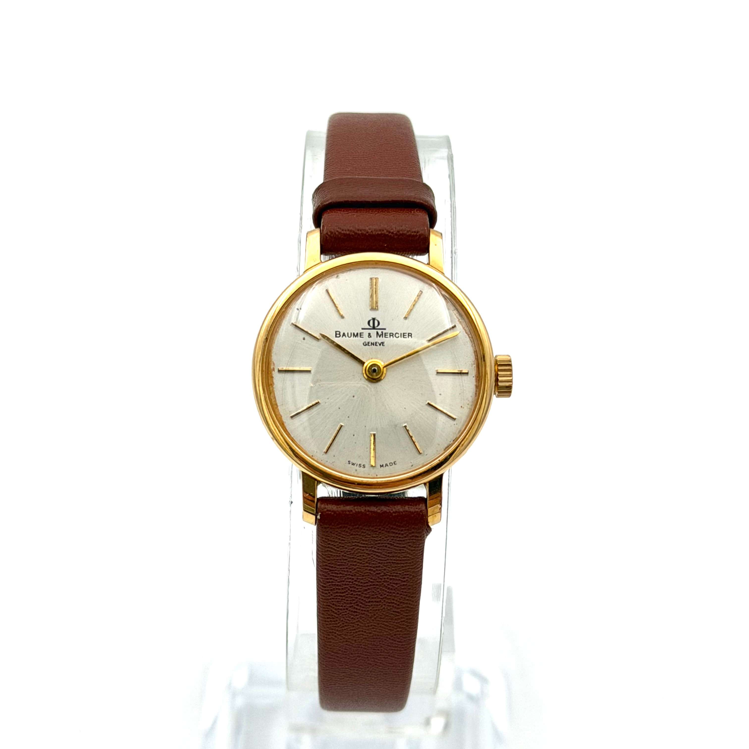 BAUME & MERCIER, armbandsur, manuell, gulddouble`.