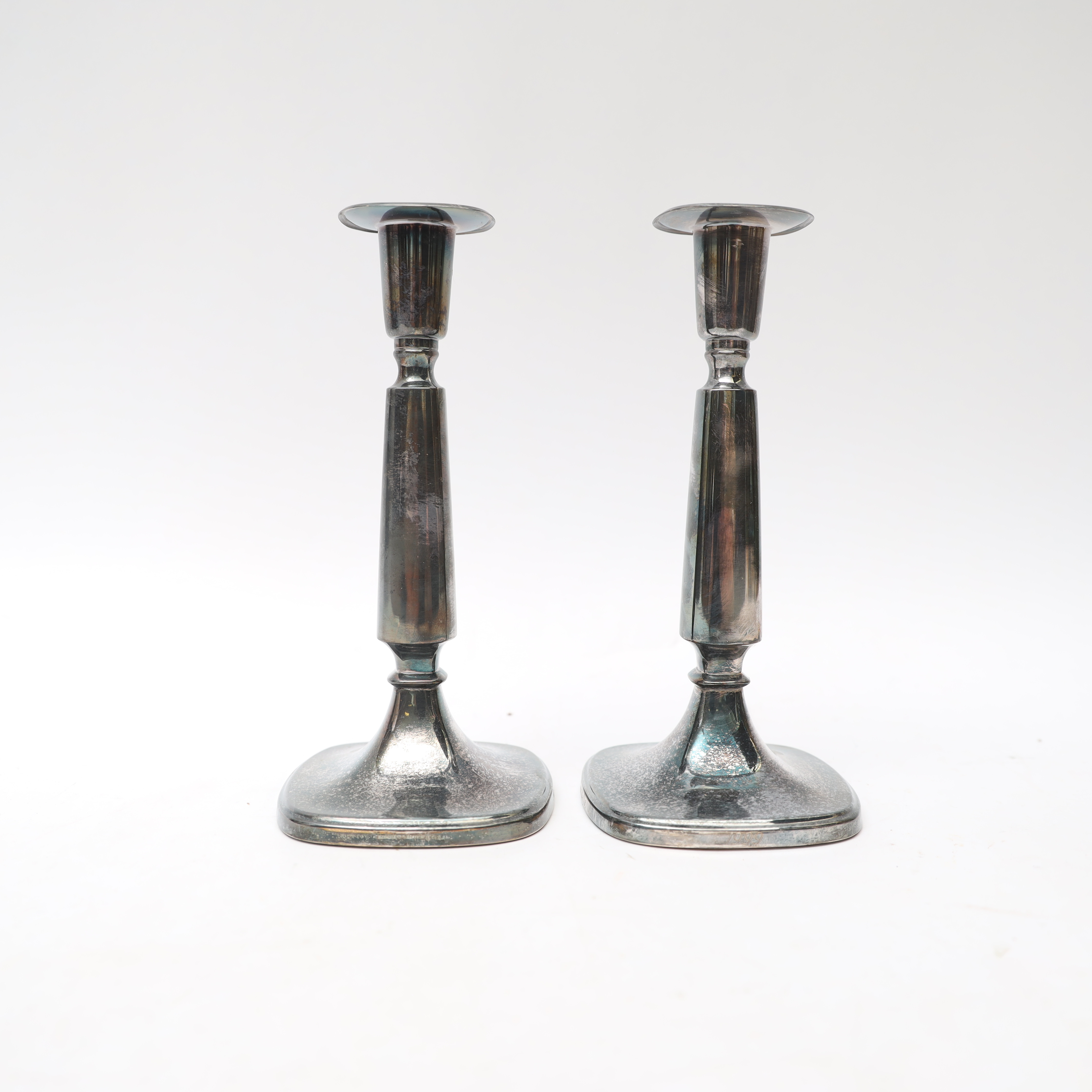 LJUSSTAKAR ETT PAR, silver, ceson, 1995.