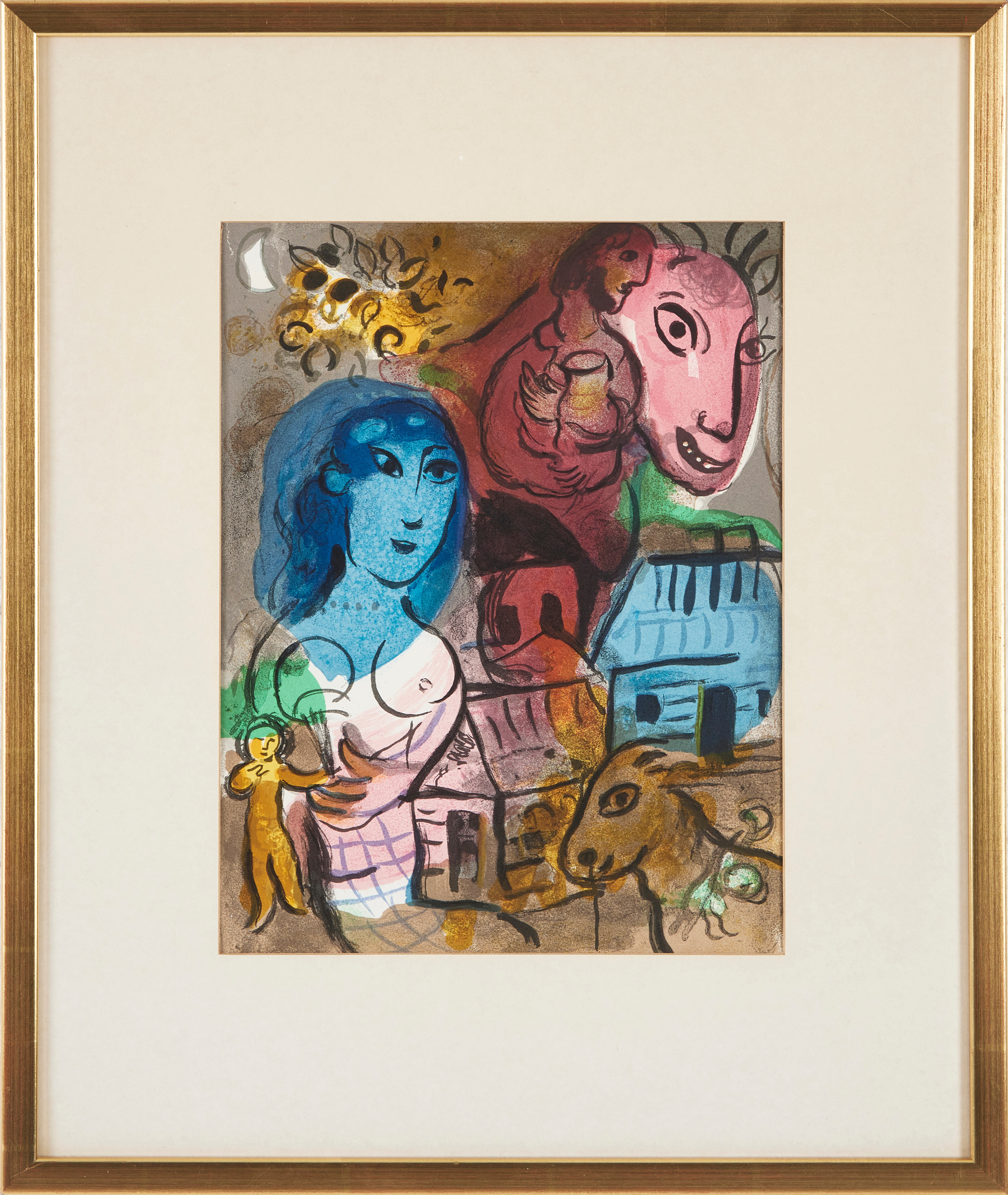 MARC CHAGALL. Komposition.