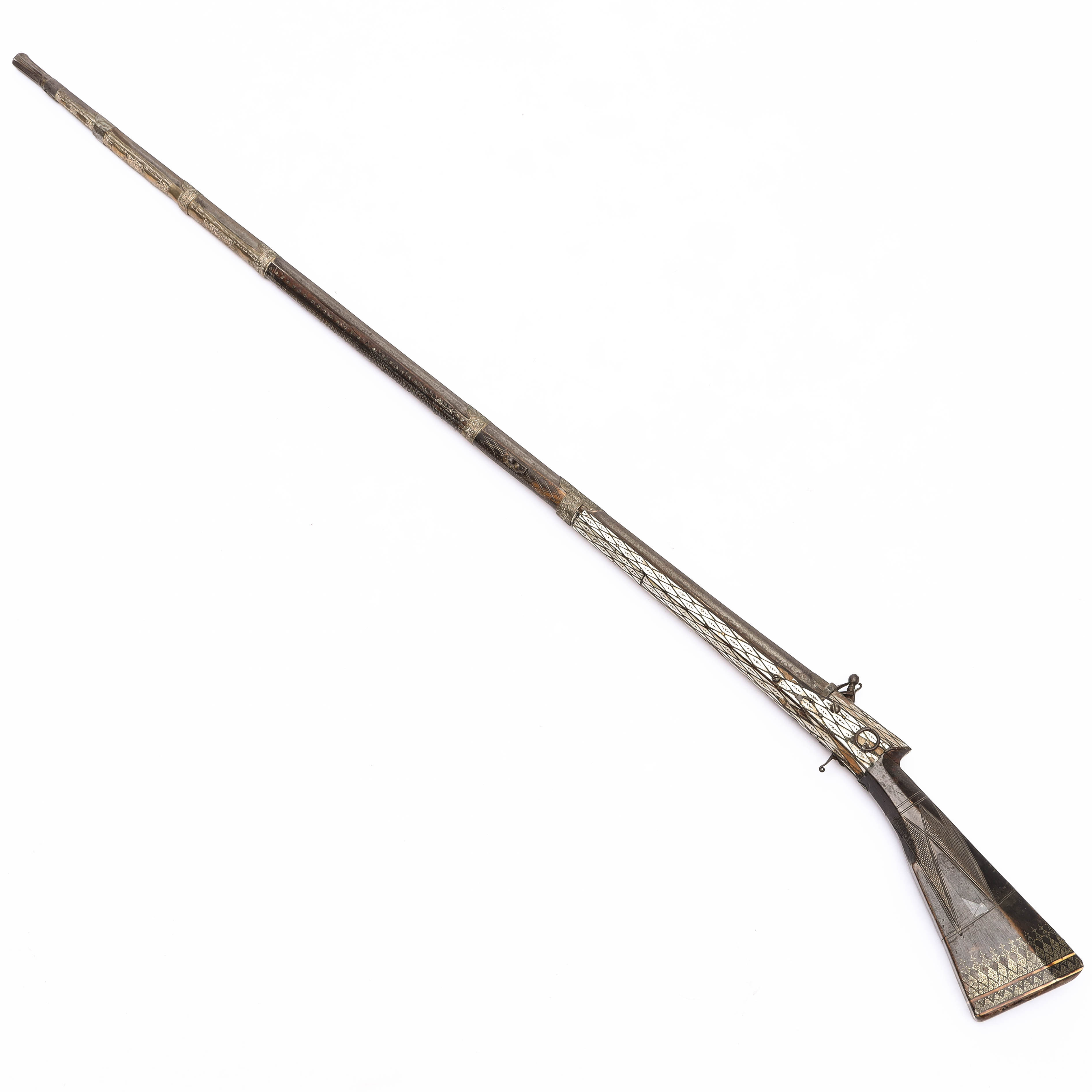 FLINTLÅSGEVÄR, sannolikt Osmanska riket, 17/1800-tal.