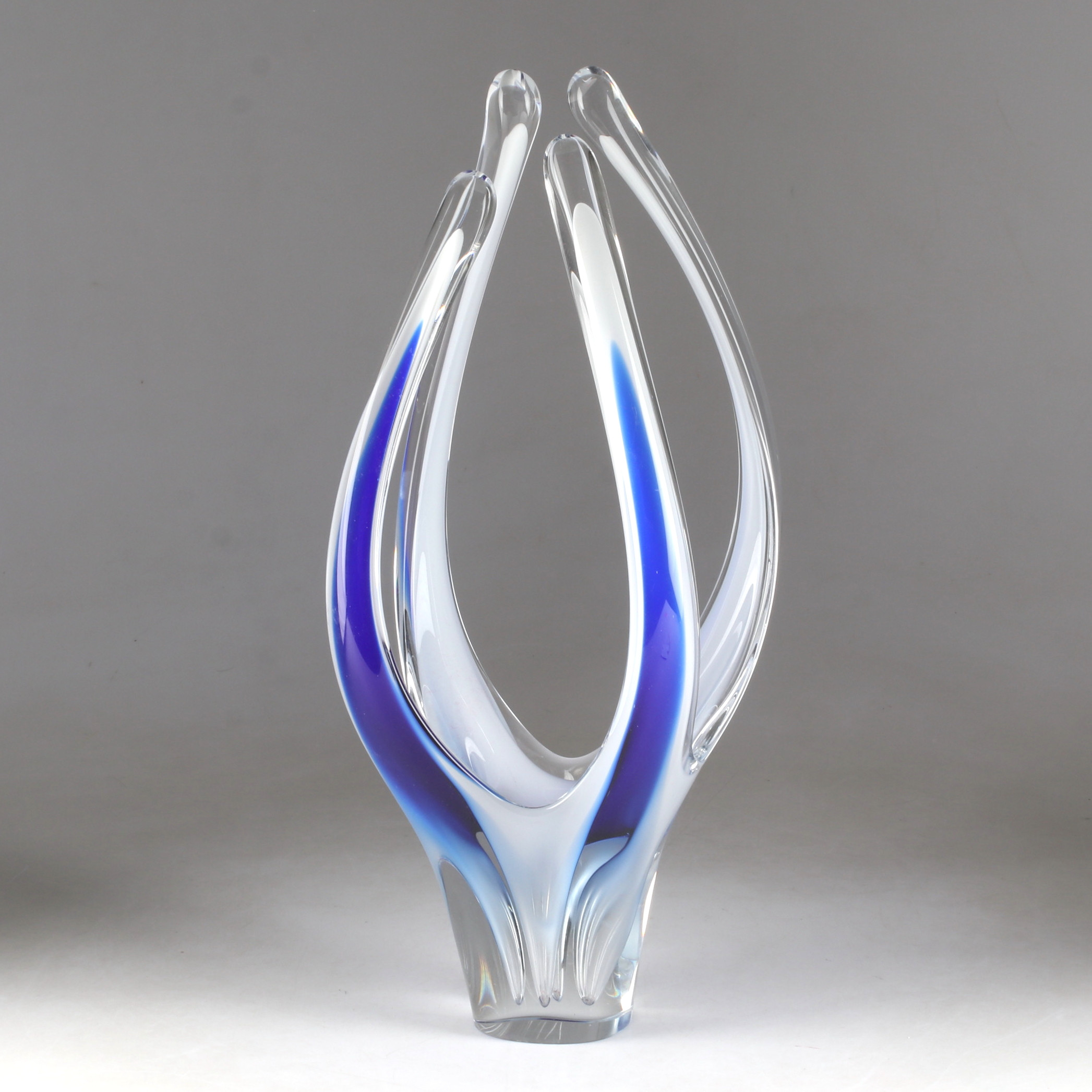 VAS, glas, "Coquille", Flygsfors osignerad, 1900-talets andra hälft.