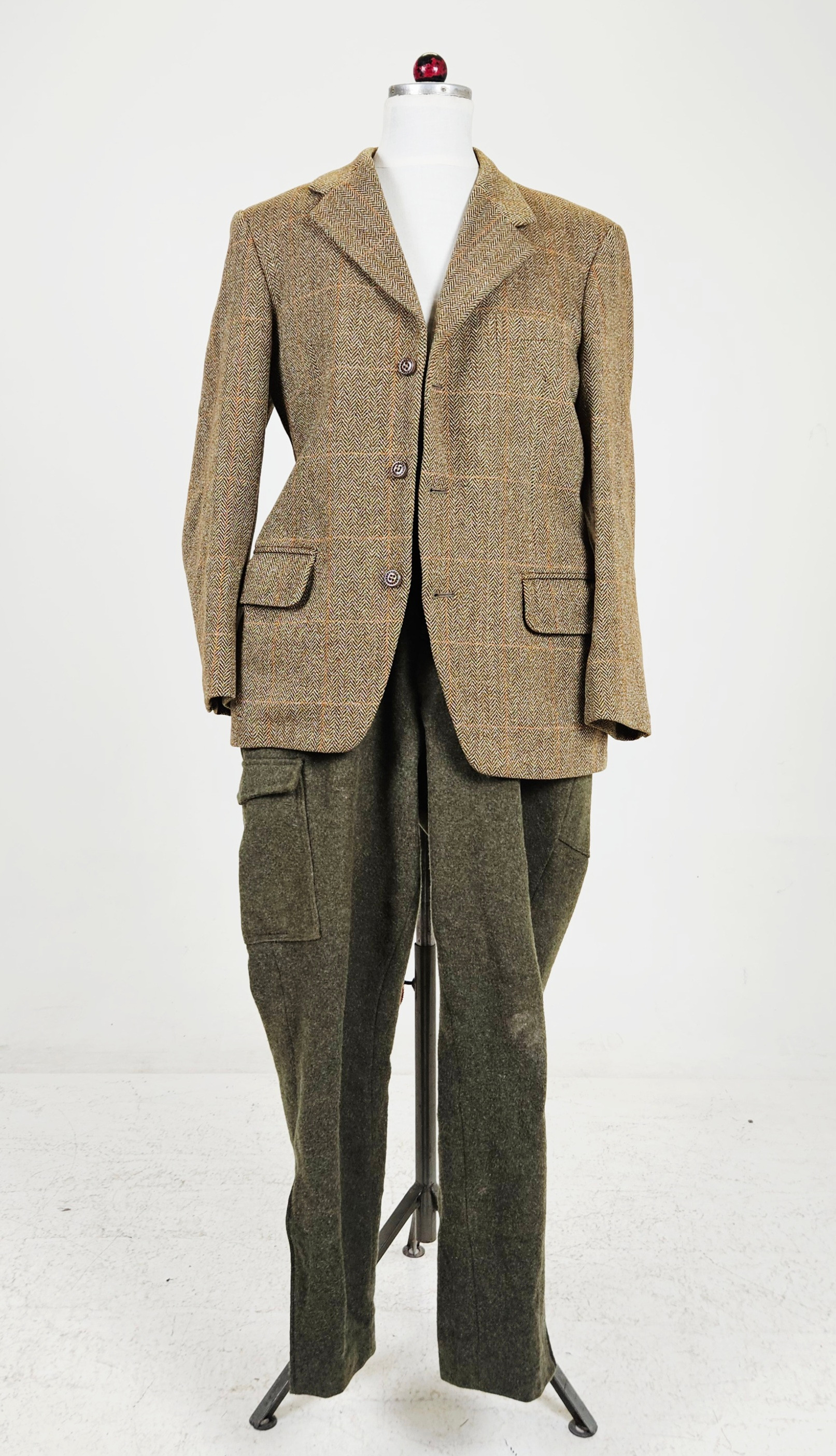 BYXOR, Tiroler Loden, Österrike, JACKA, ull, Scoth Tweed, Skottland.