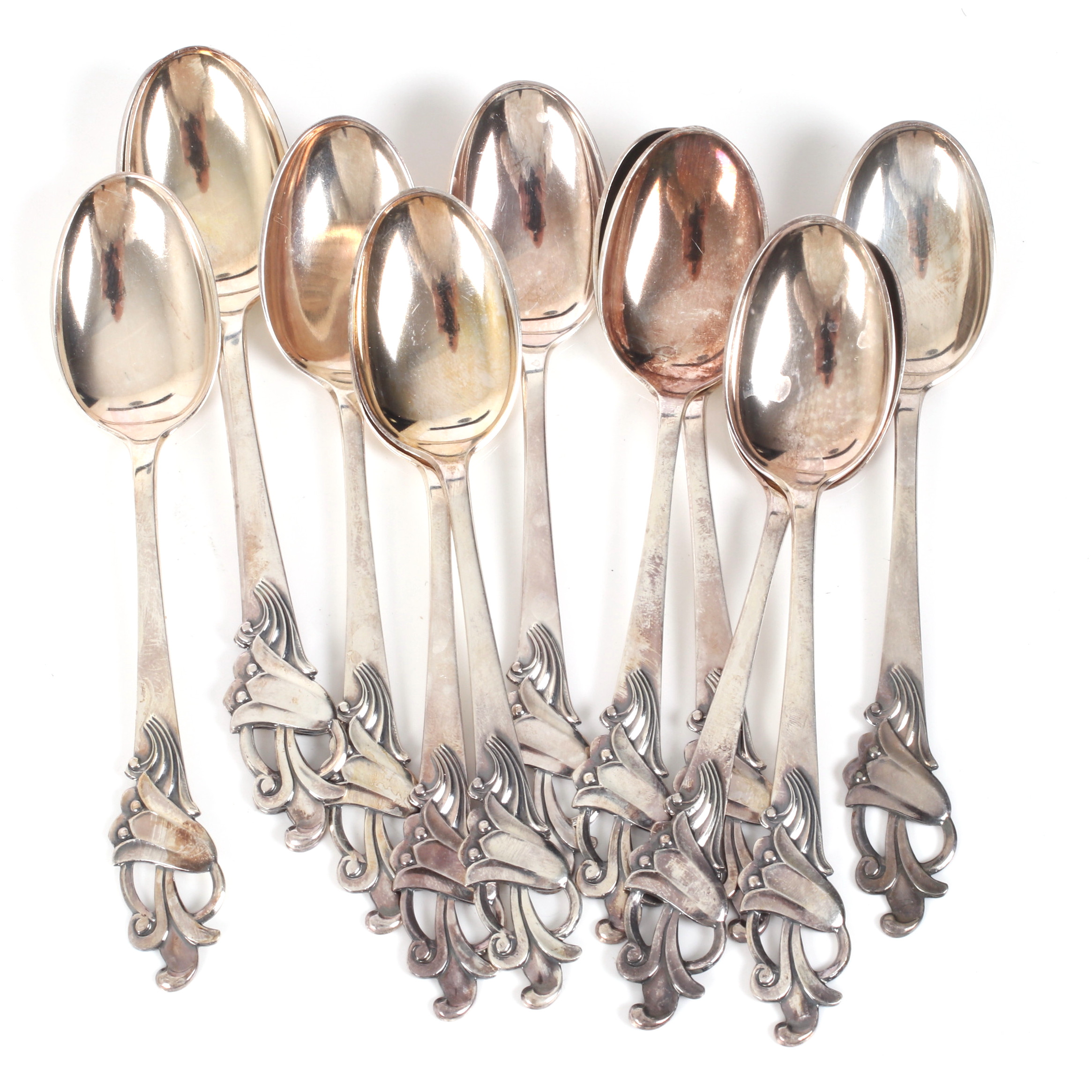 TE/KAFFESKEDAR, 12 st, silver.