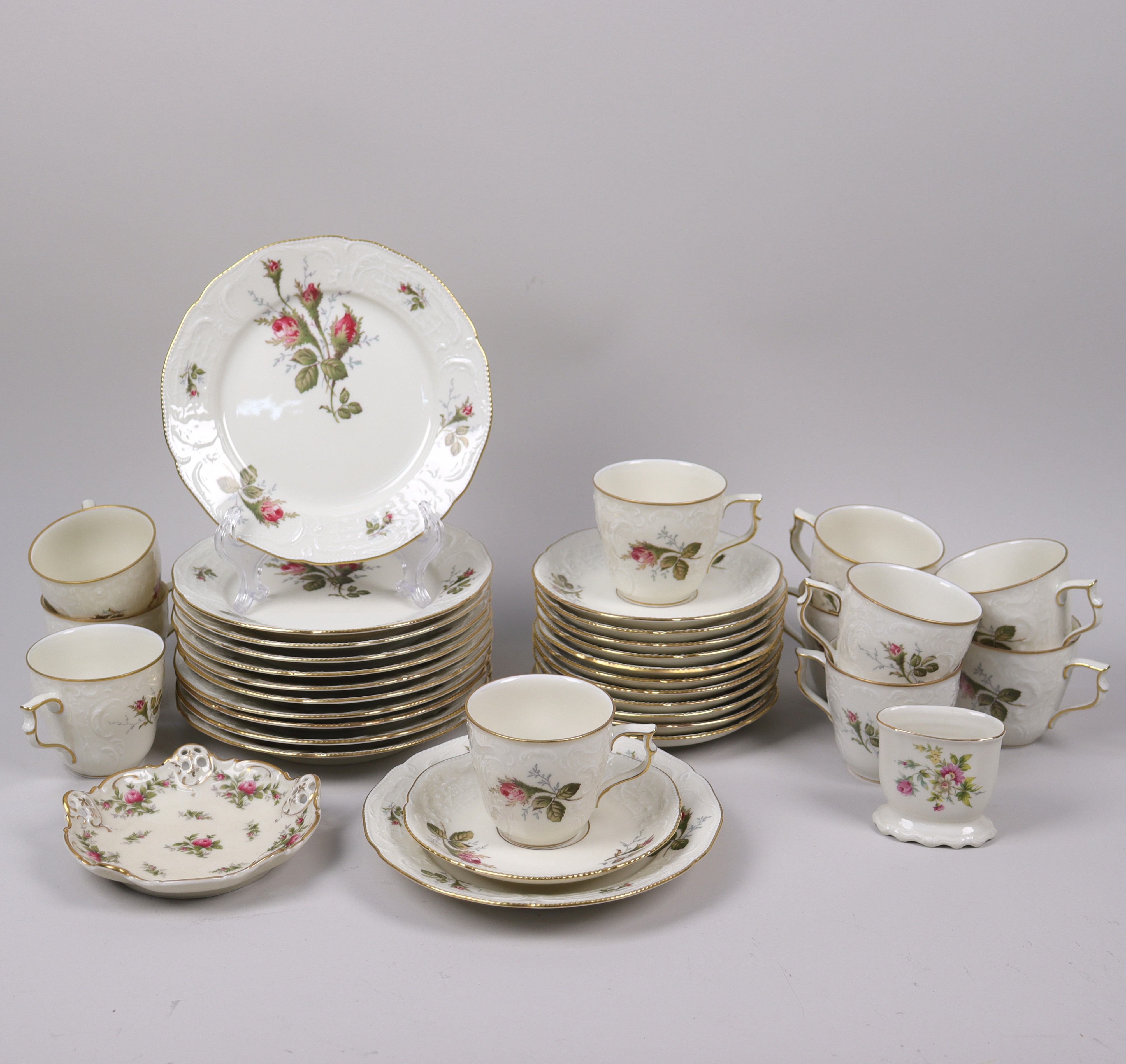 KAFFESERVIS, Rosenthal, "Classic Rose" mm, 37 delar.