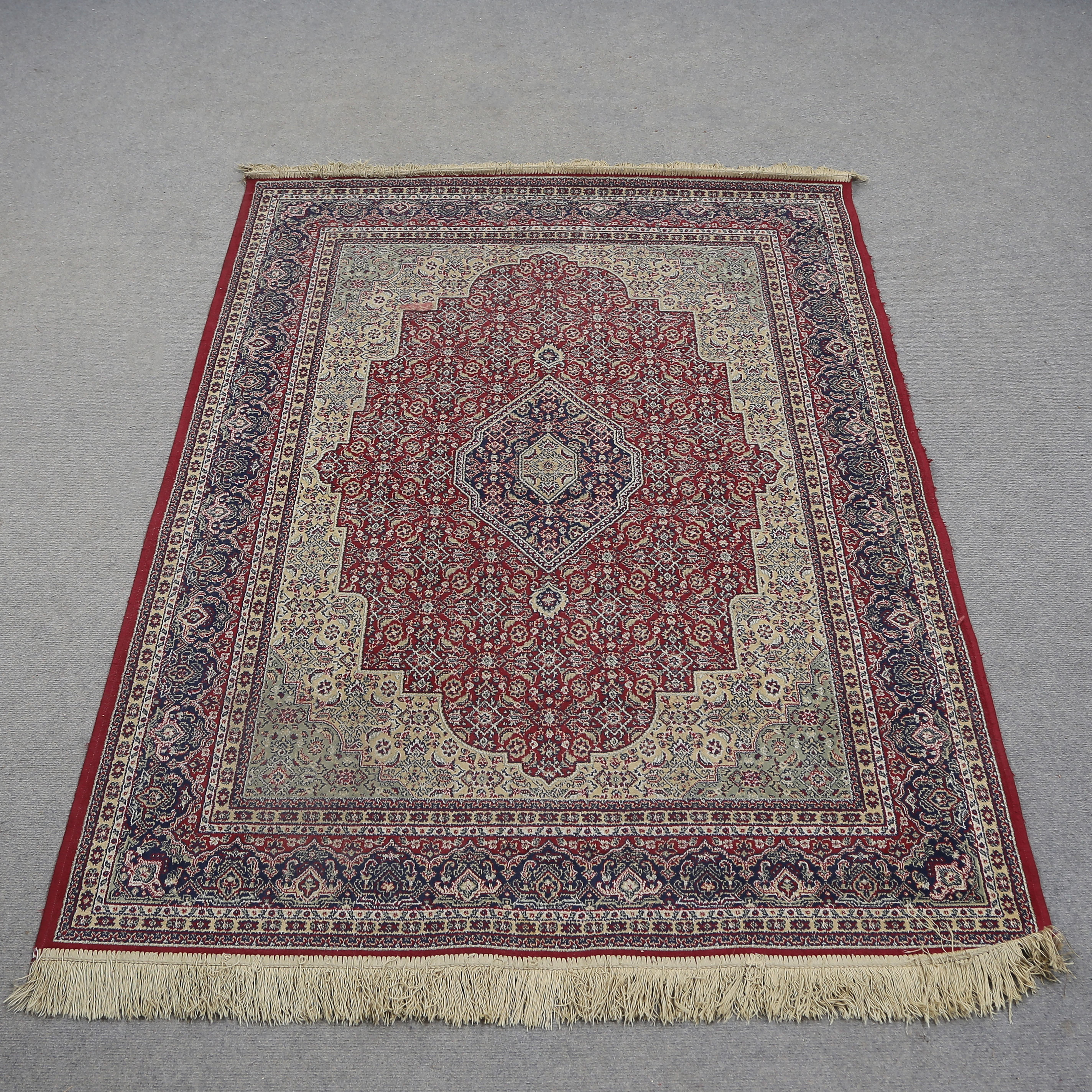 ORIENTALISK MATTA, MASKINVÄVD, 1900-TAL.