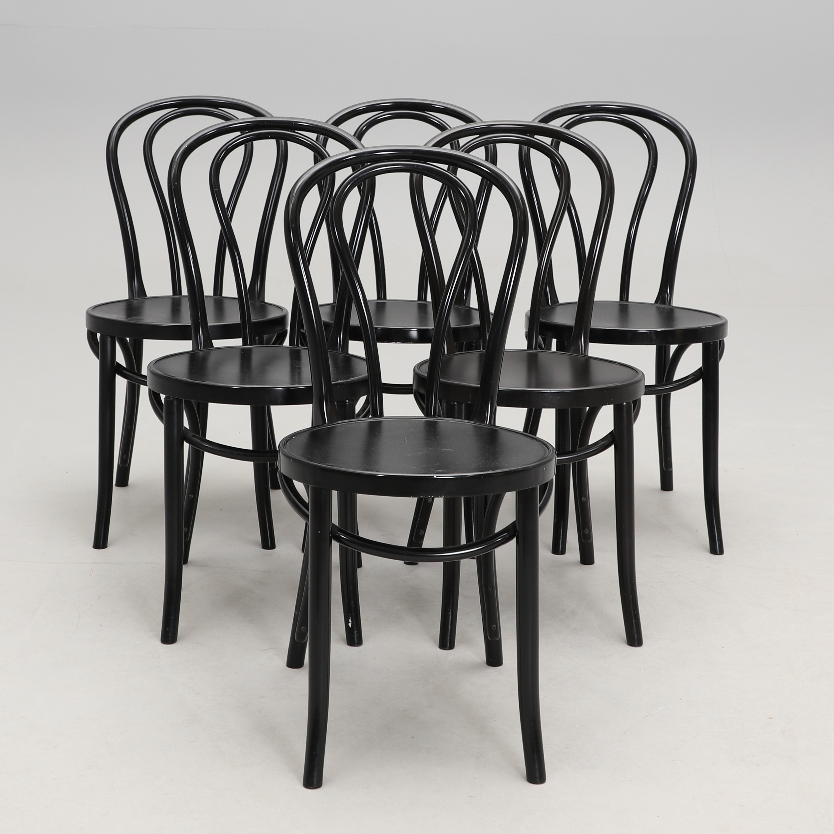 GILLIS LUNDGREN. Stolar, 6 st, "Öglan", IKEA.