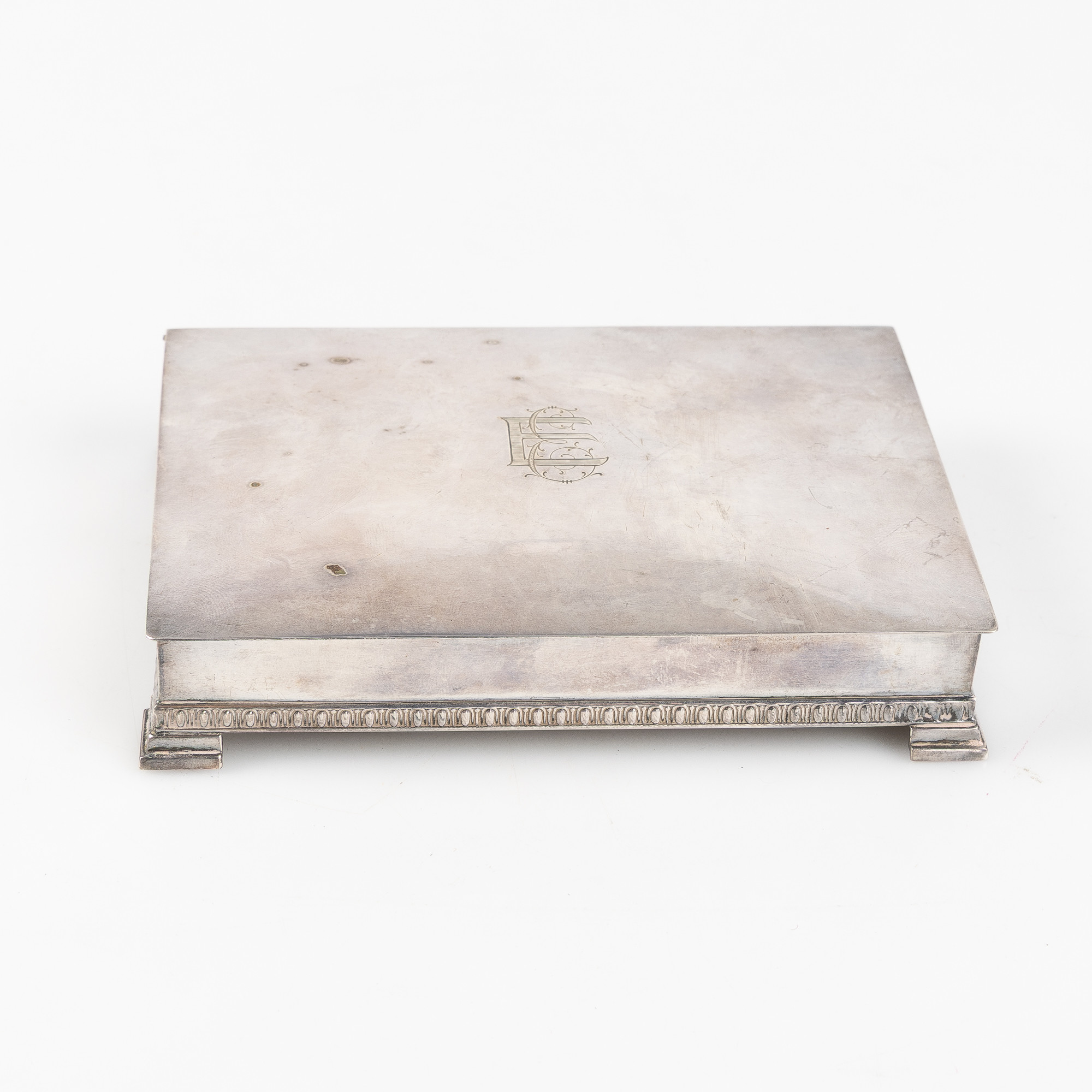 SKRIN, silver, Guldsmedsaktiebolaget GAB, Stockholm 1936 (K8), monogram "EE".