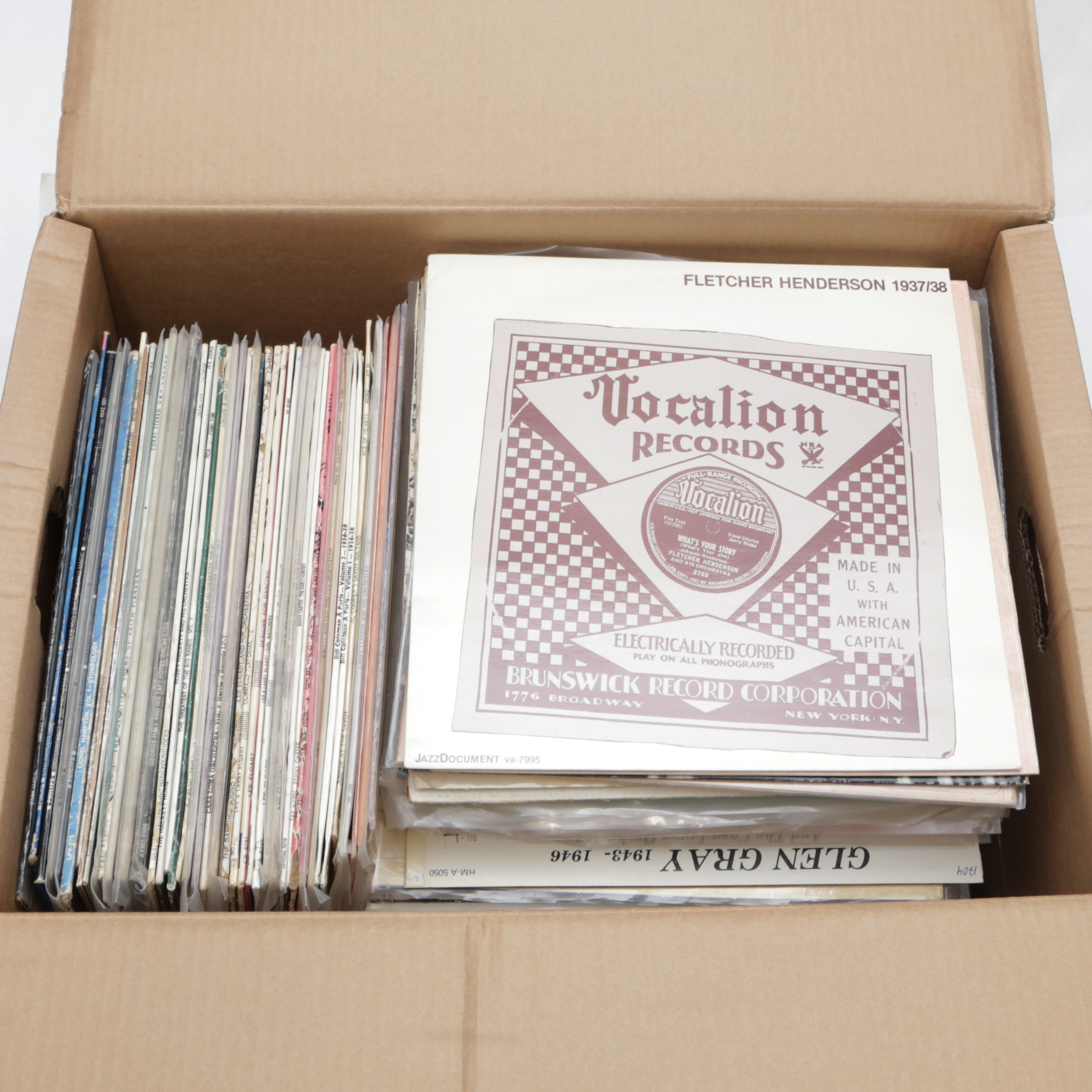 JAZZ-SKIVOR, vinyl. Har ingått i större jazzsamling.