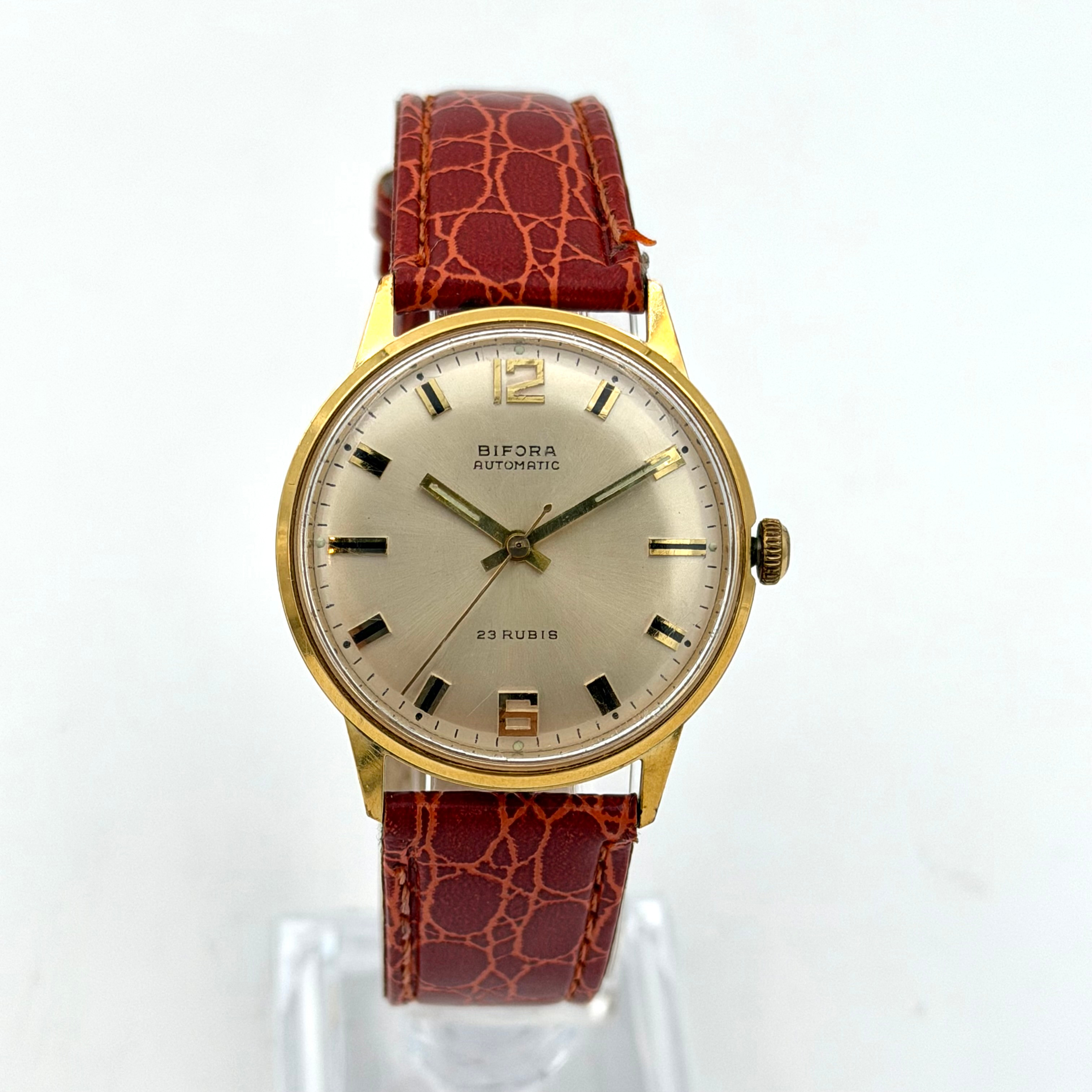 BIFORA, armbandsur, 1950/60-tal, automatic, gulddouble´.