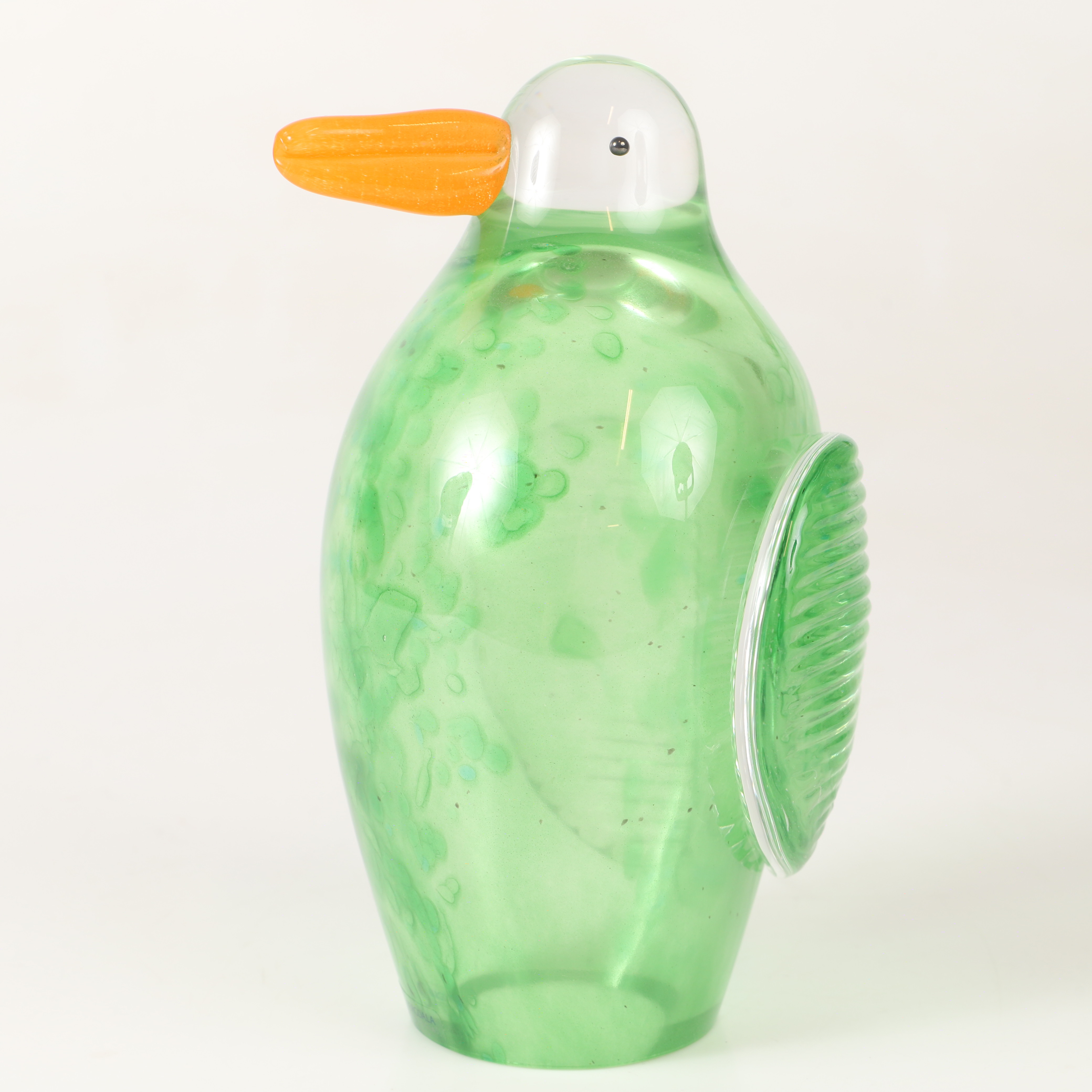 FIGURIN, fågel, "Weltic", glas, Bergdala Studioglas.
