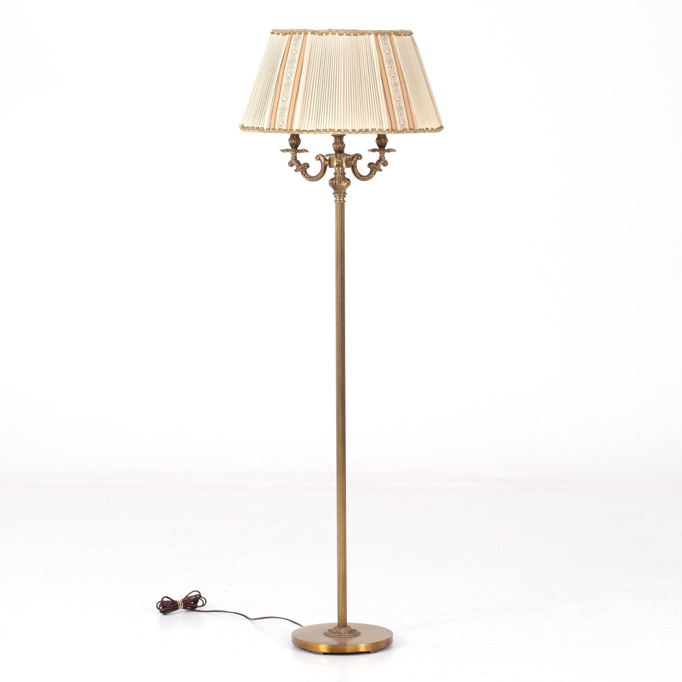 GOLVLAMPA, metall, 1900-talets mitt.