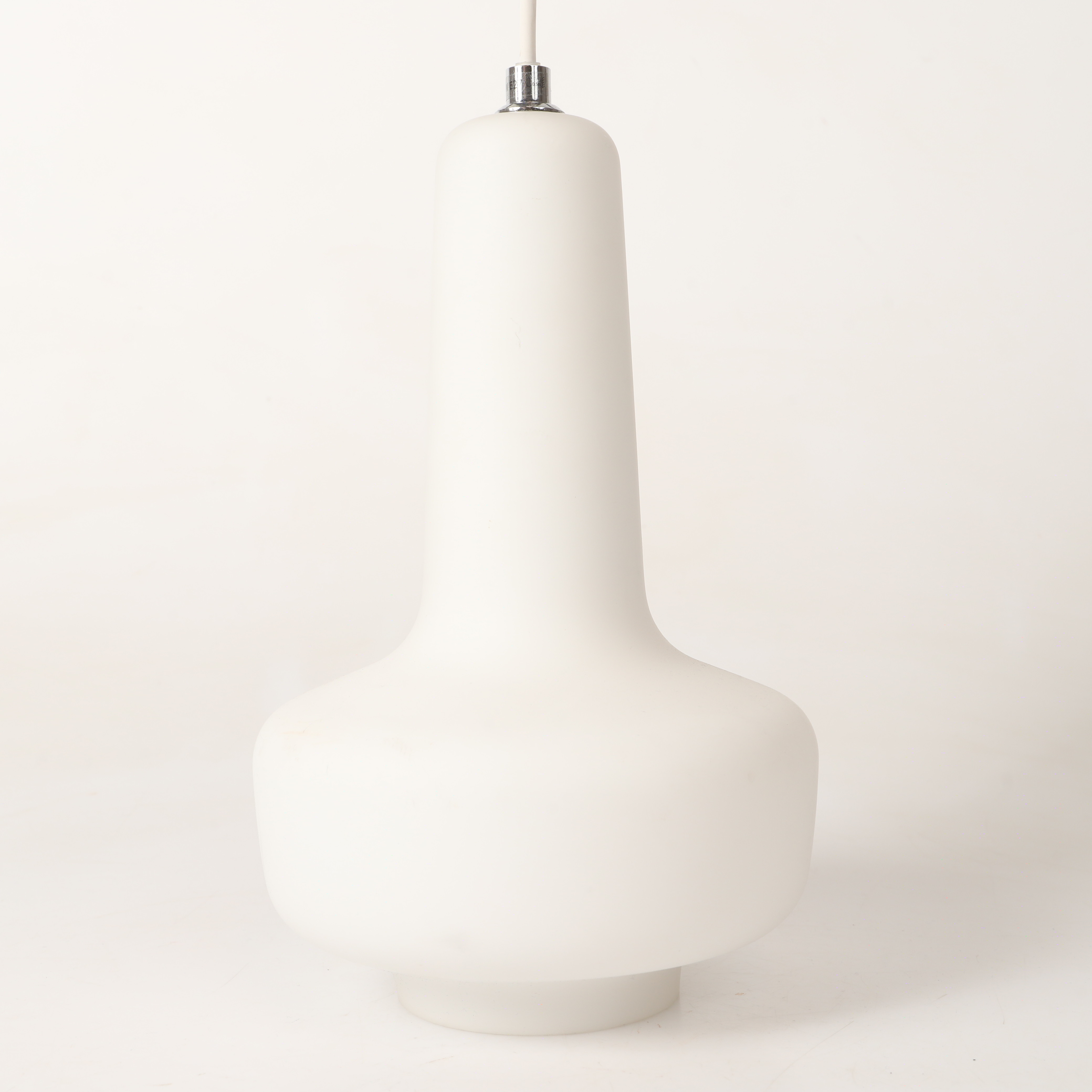 JAKOB E. BANG. Kastrup Glasverk/Fog & Mørup. Taklampa, ”Kreta”, glas, 1950-tal.