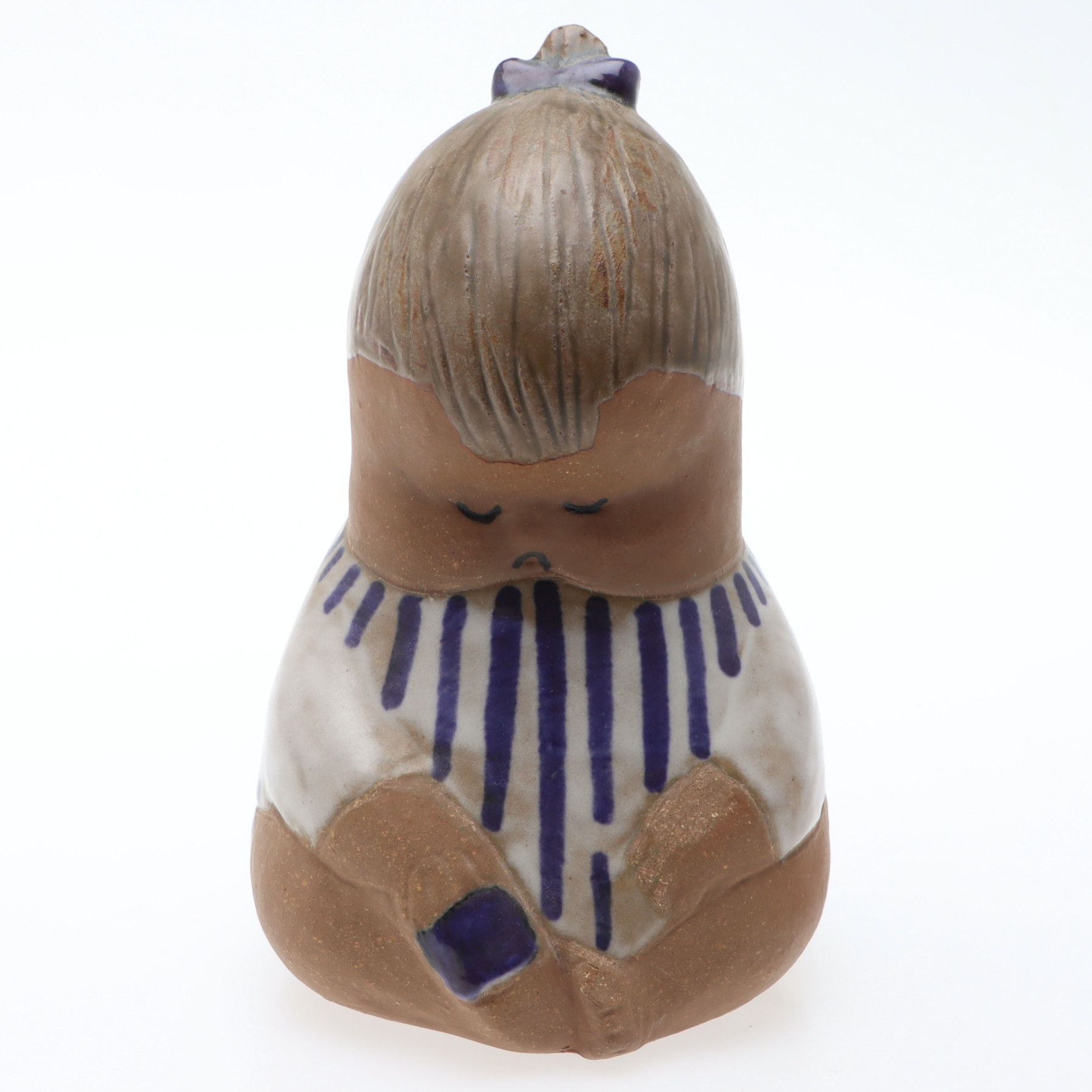 LISA LARSON. Figurin, "Johanna", stengods, signerad, Gustavsberg.