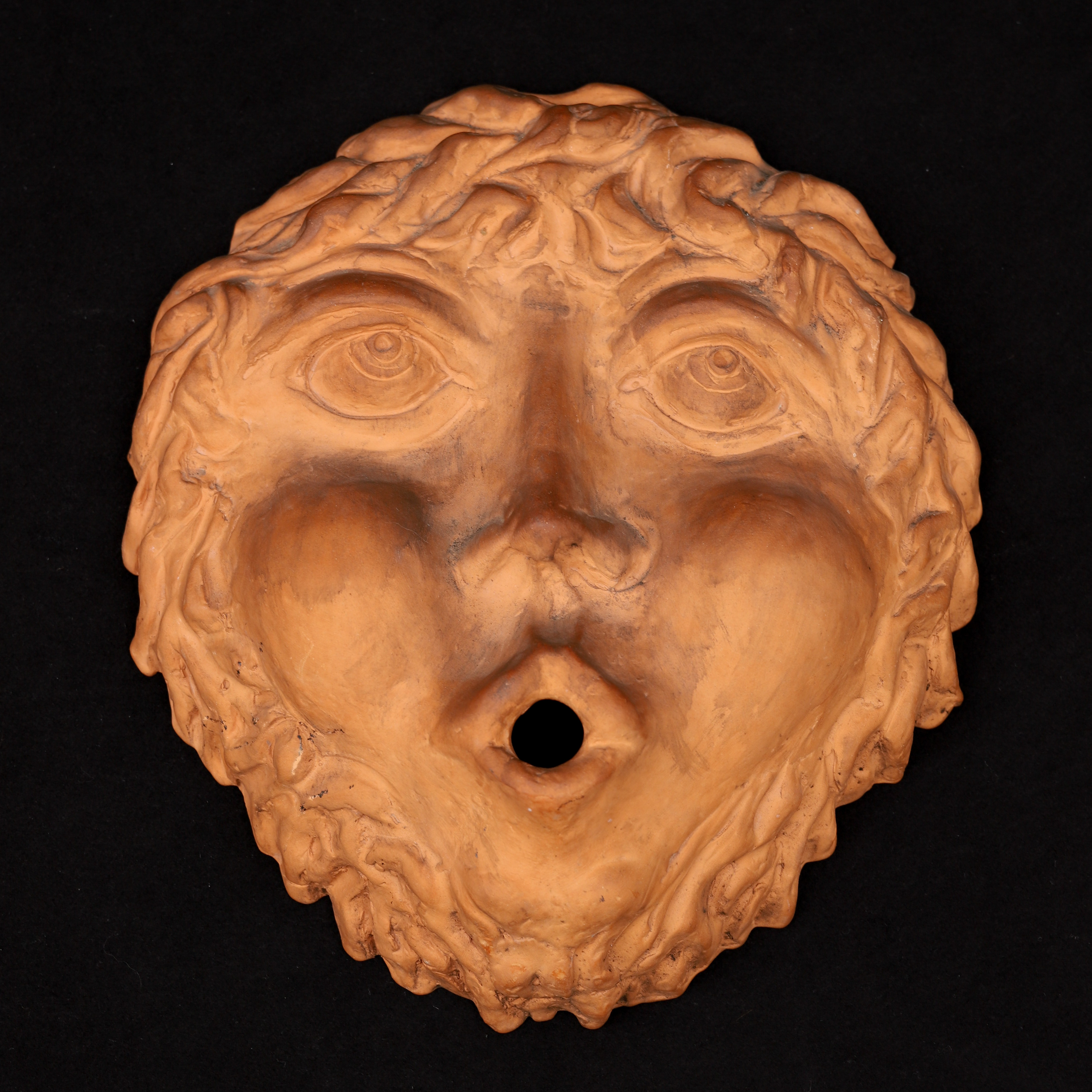 VÄGGMASK, lergods.