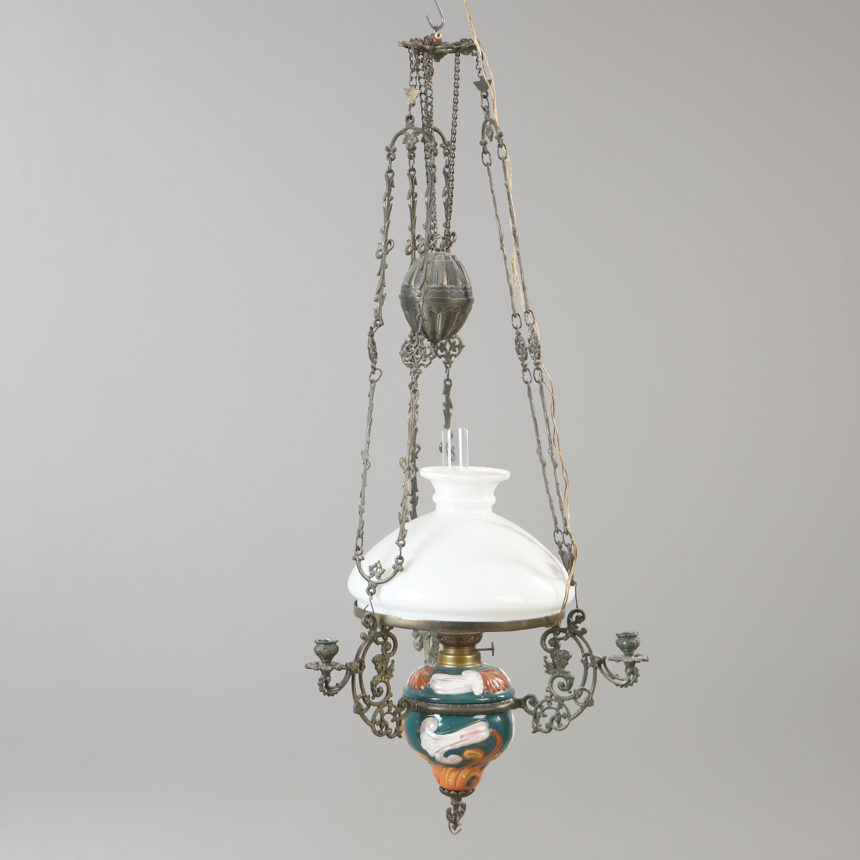 TAKFOTOGENLAMPA, Majolika, jugend.