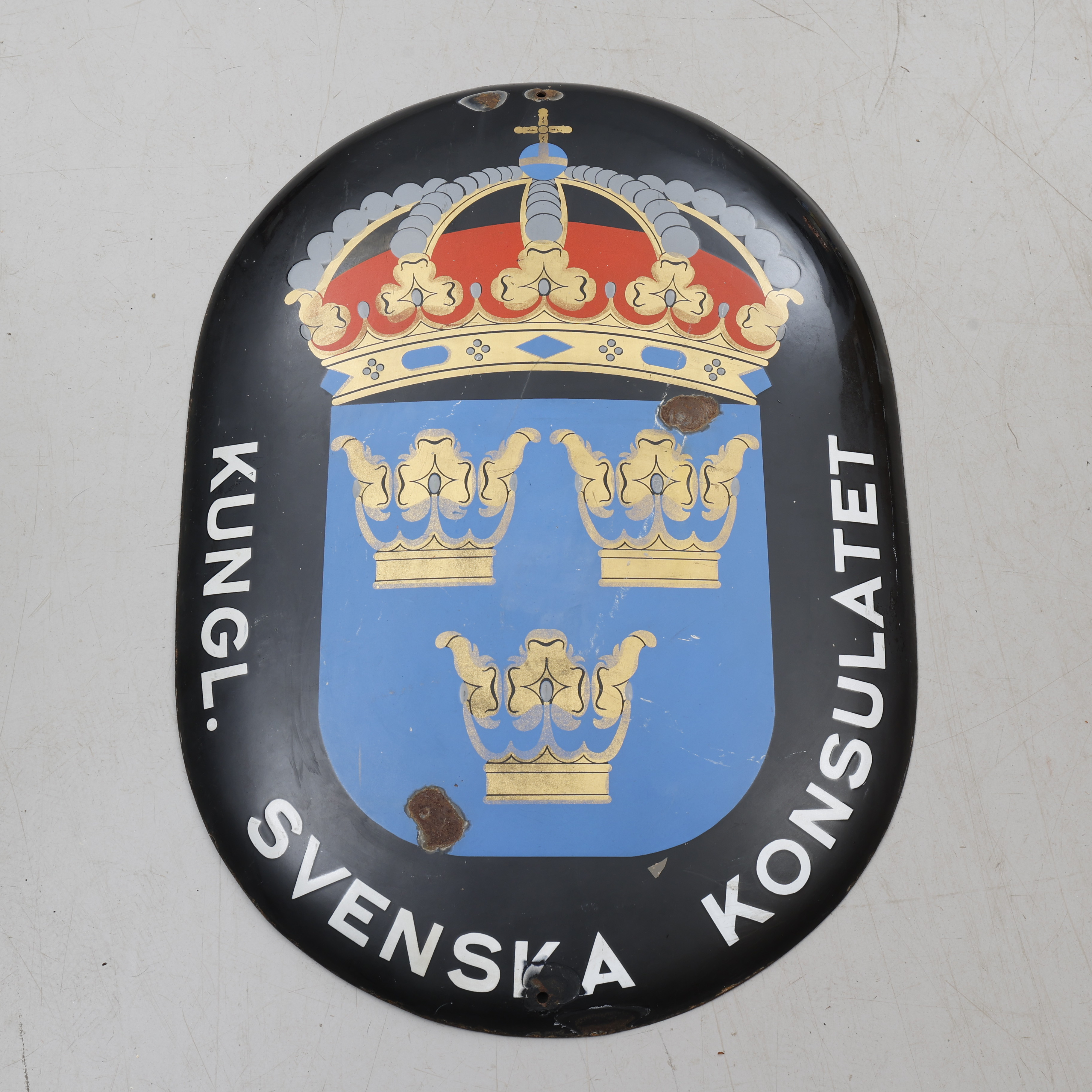EMALJSKYLT, Svenska Konsulatet.