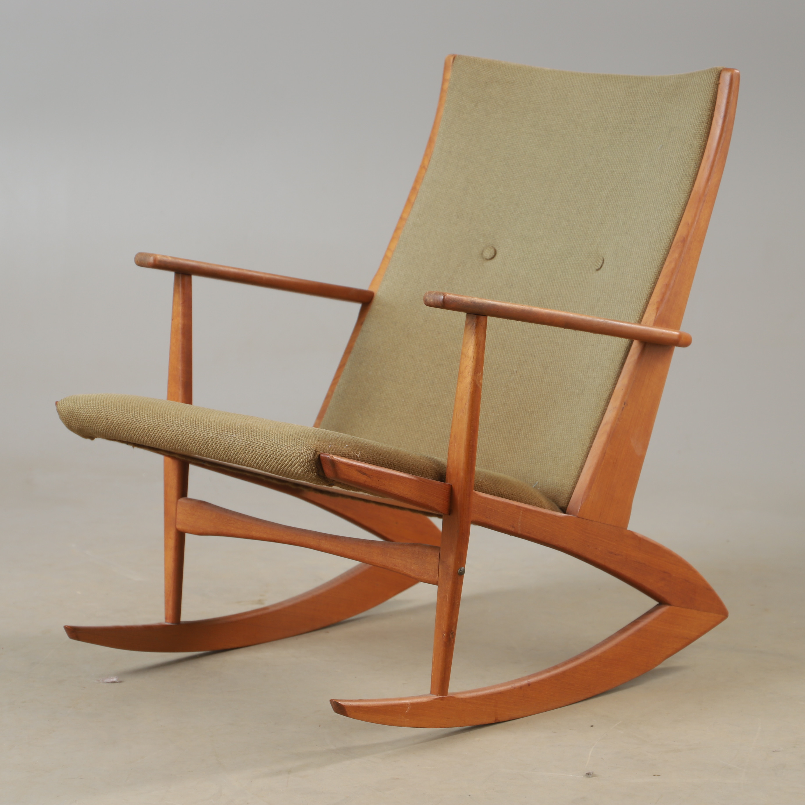 GUNGSTOL, modell "97 T/T," teak, Danmark, 1900-talets mitt.