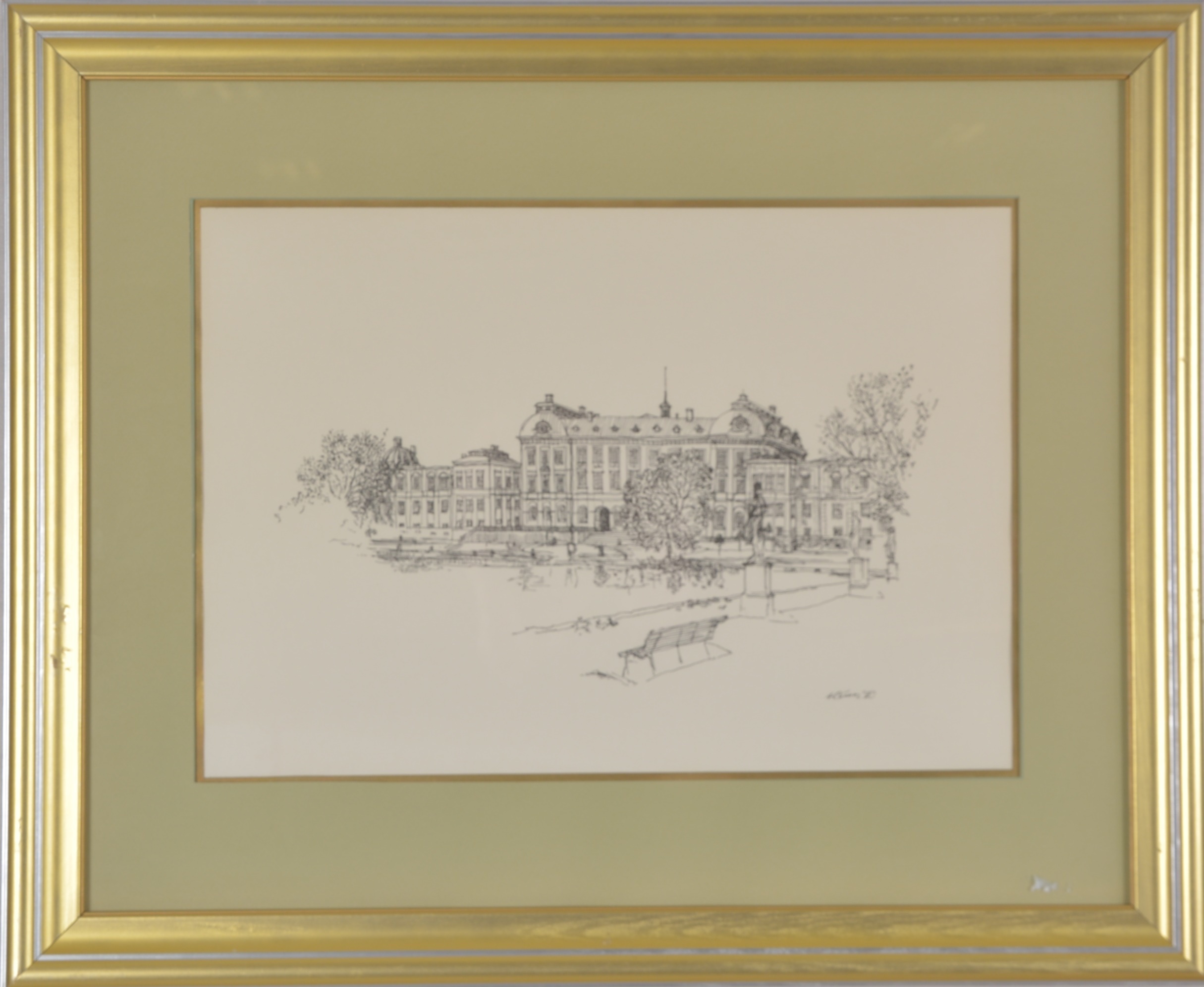 ALVAR ELIASSON. Pen-and-ink drawing. Art - Drawings - Auctionet