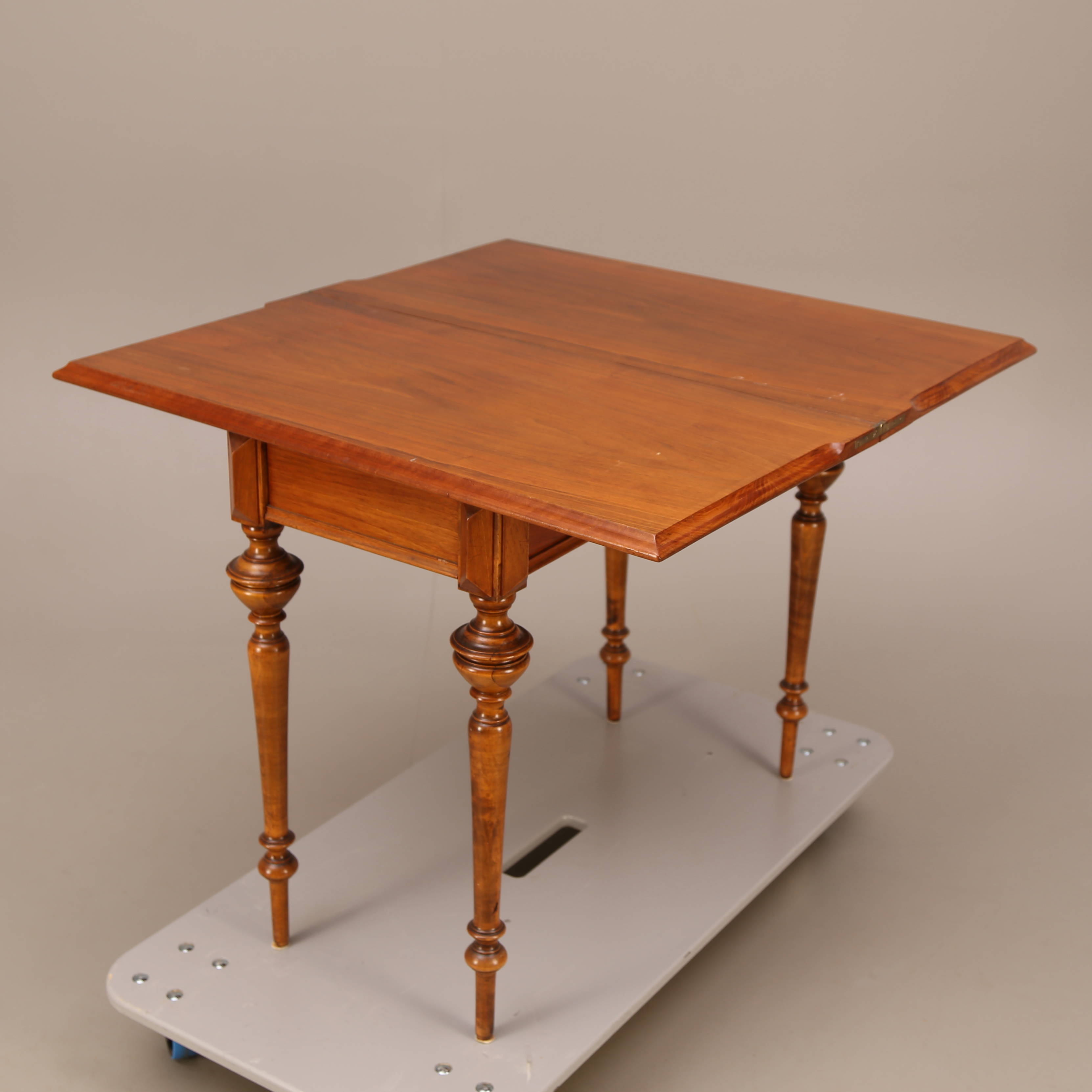 Images for 592438. GAME TABLE, wood, split tabletop, 1900s. - Auctionet