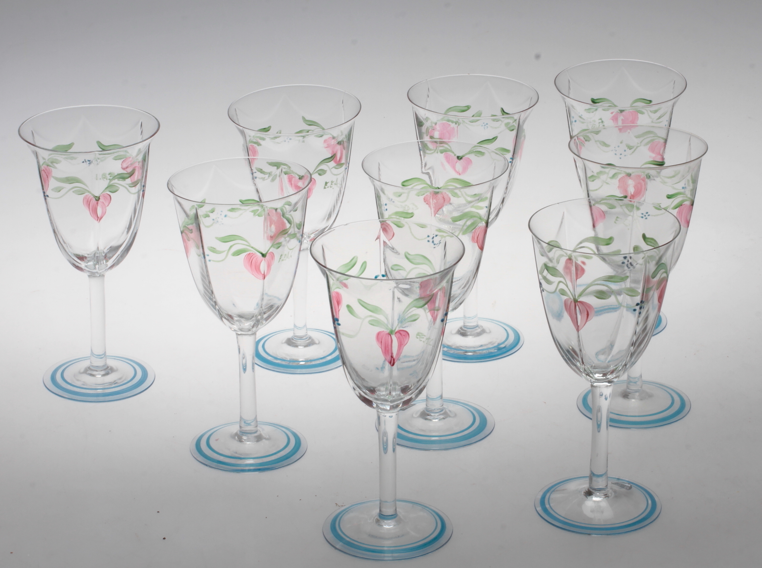 Images for 603328. WINE GLASS, 9 pcs, "Maja", Eva Englund, Orrefors