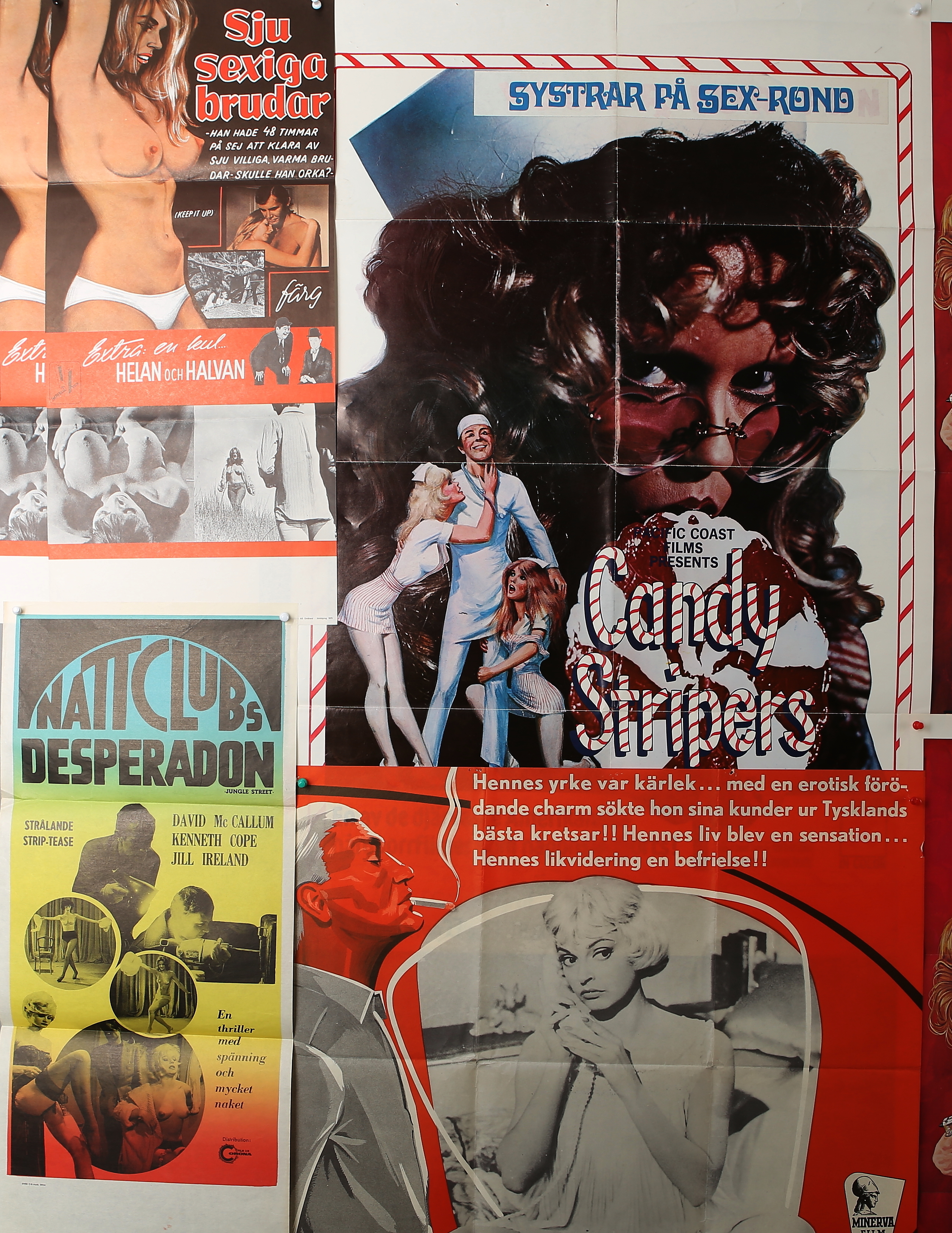 Images for 659691. FILM POSTERS, 12 pcs, erotic theme, including The Jade  Pussycat, second half of the 20th century. - Auctionet